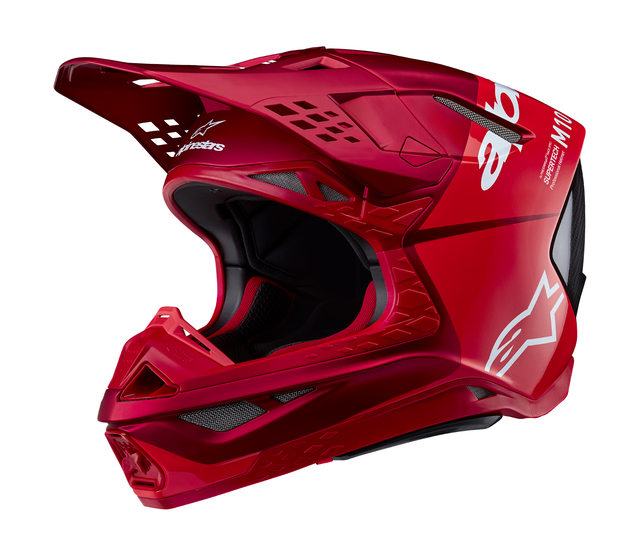 Alpinestars Crosshelm S-M10 Flood - Rood / Fluo Rood