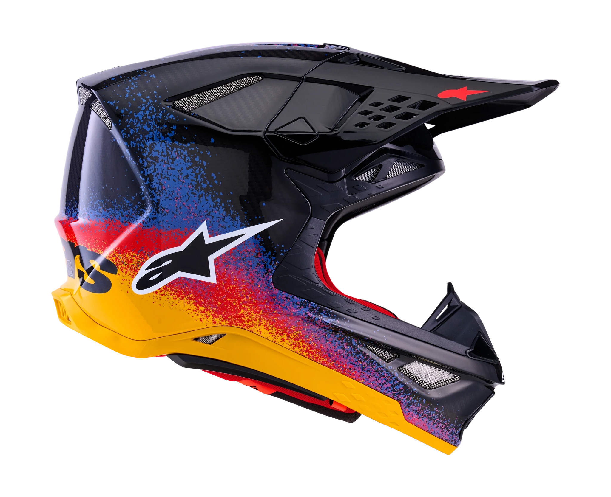 Alpinestars Crosshelm S-M10 LE Black Hole - Zwart / Burst