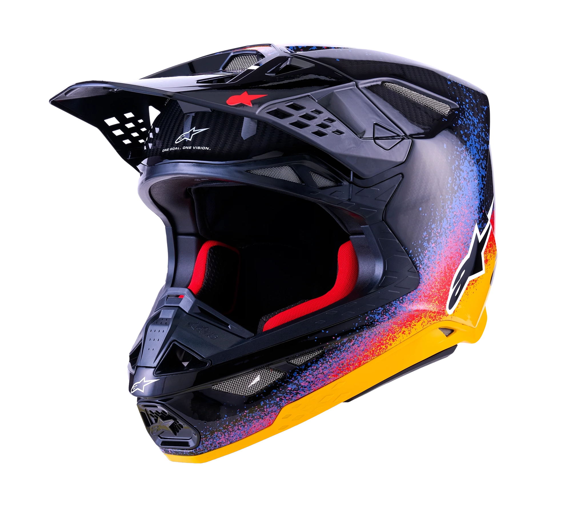 Alpinestars Crosshelm S-M10 LE Black Hole - Zwart / Burst