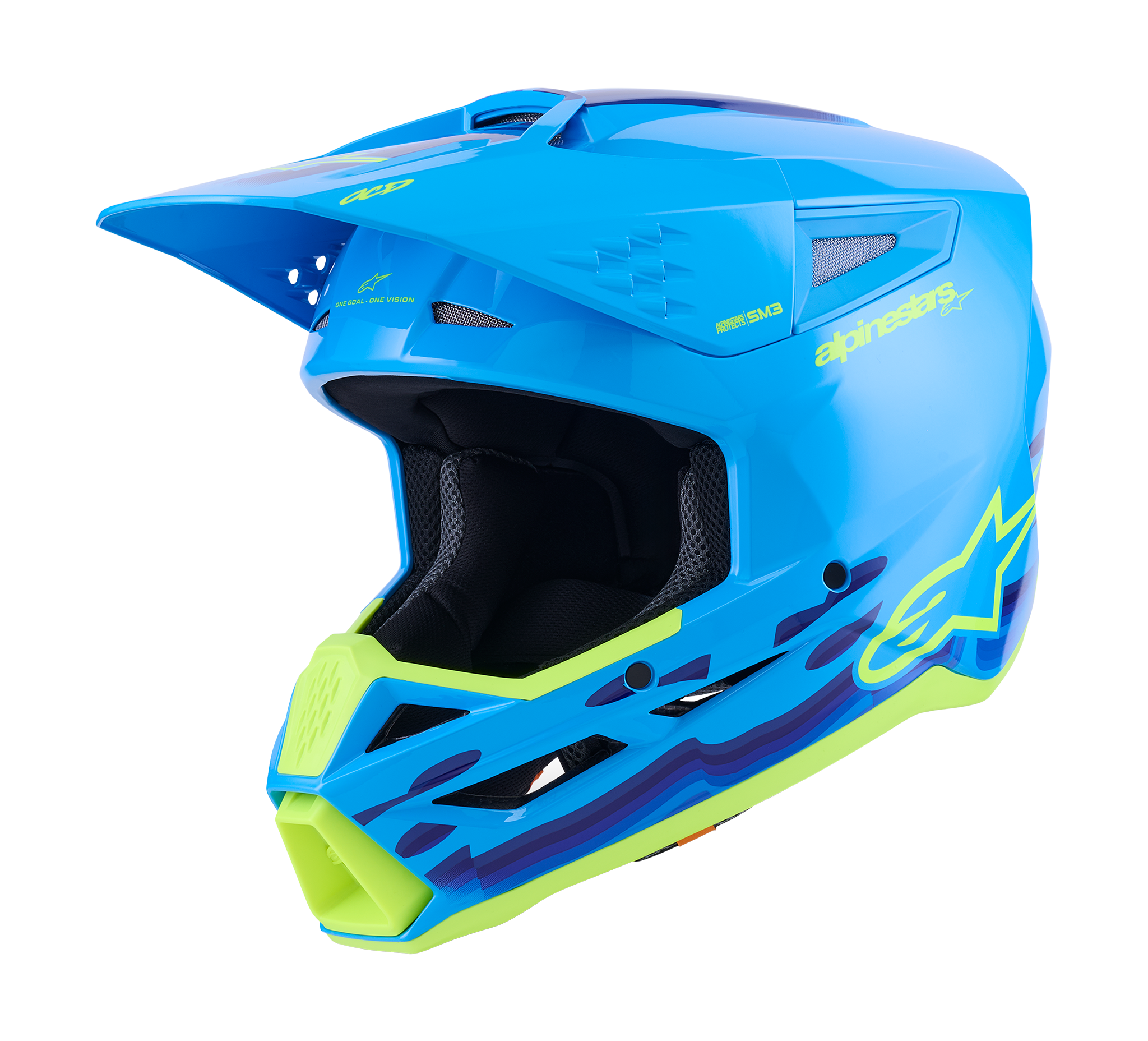 Alpinestars Crosshelm S-M3 Force - Cyan