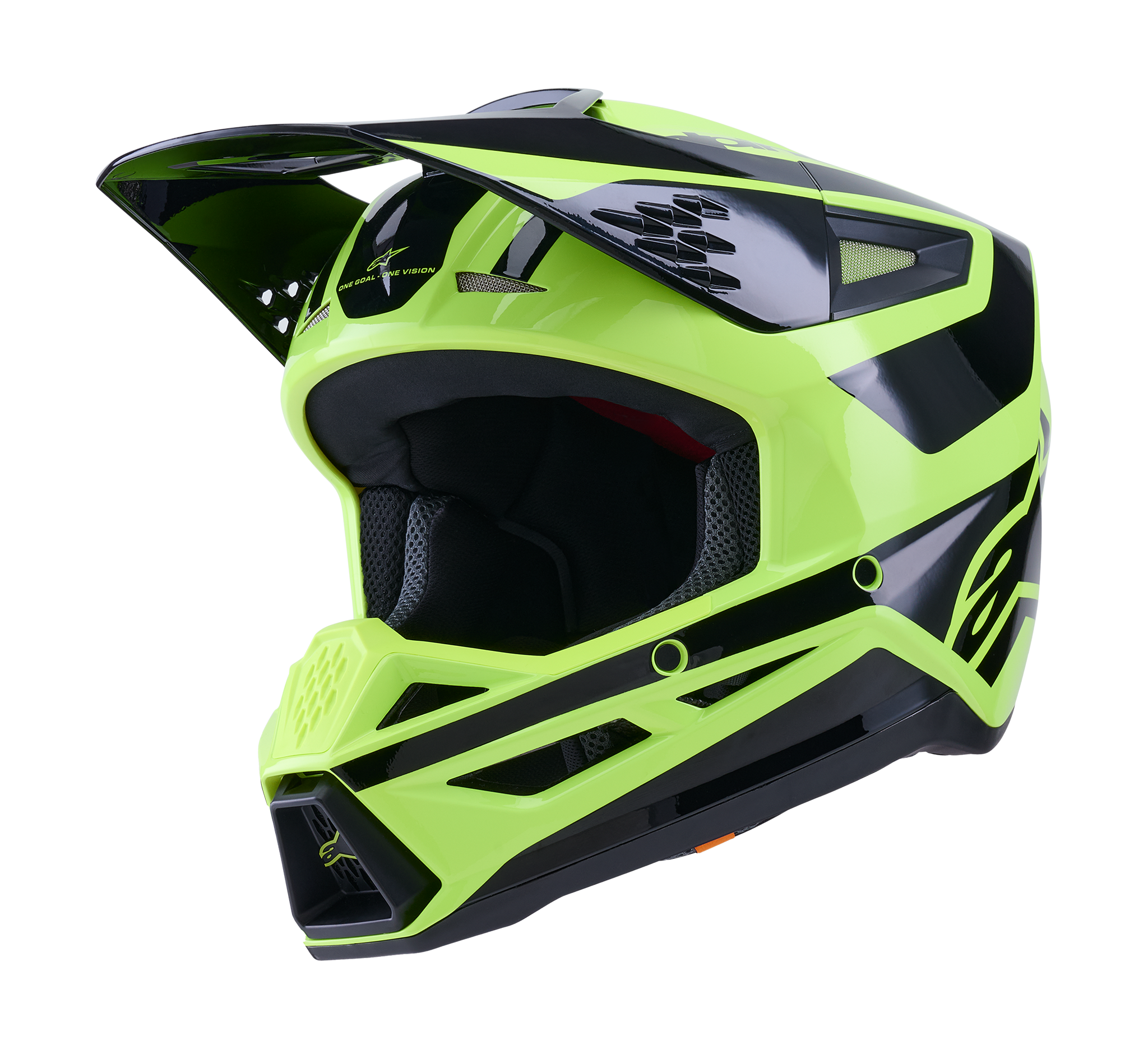 Alpinestars Crosshelm S-M3 Heat - Fluo Geel / Zwart