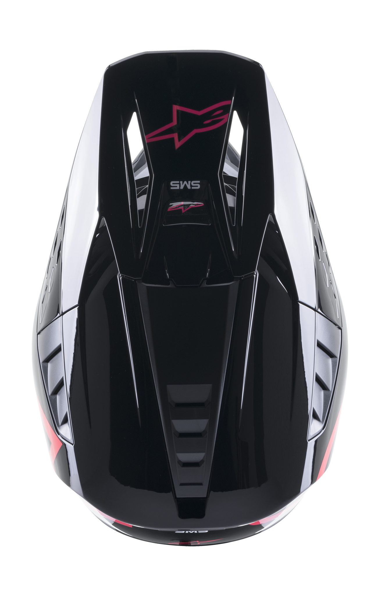 Alpinestars Crosshelm S-M5 22.05 Compass - Zwart / Diva Roze