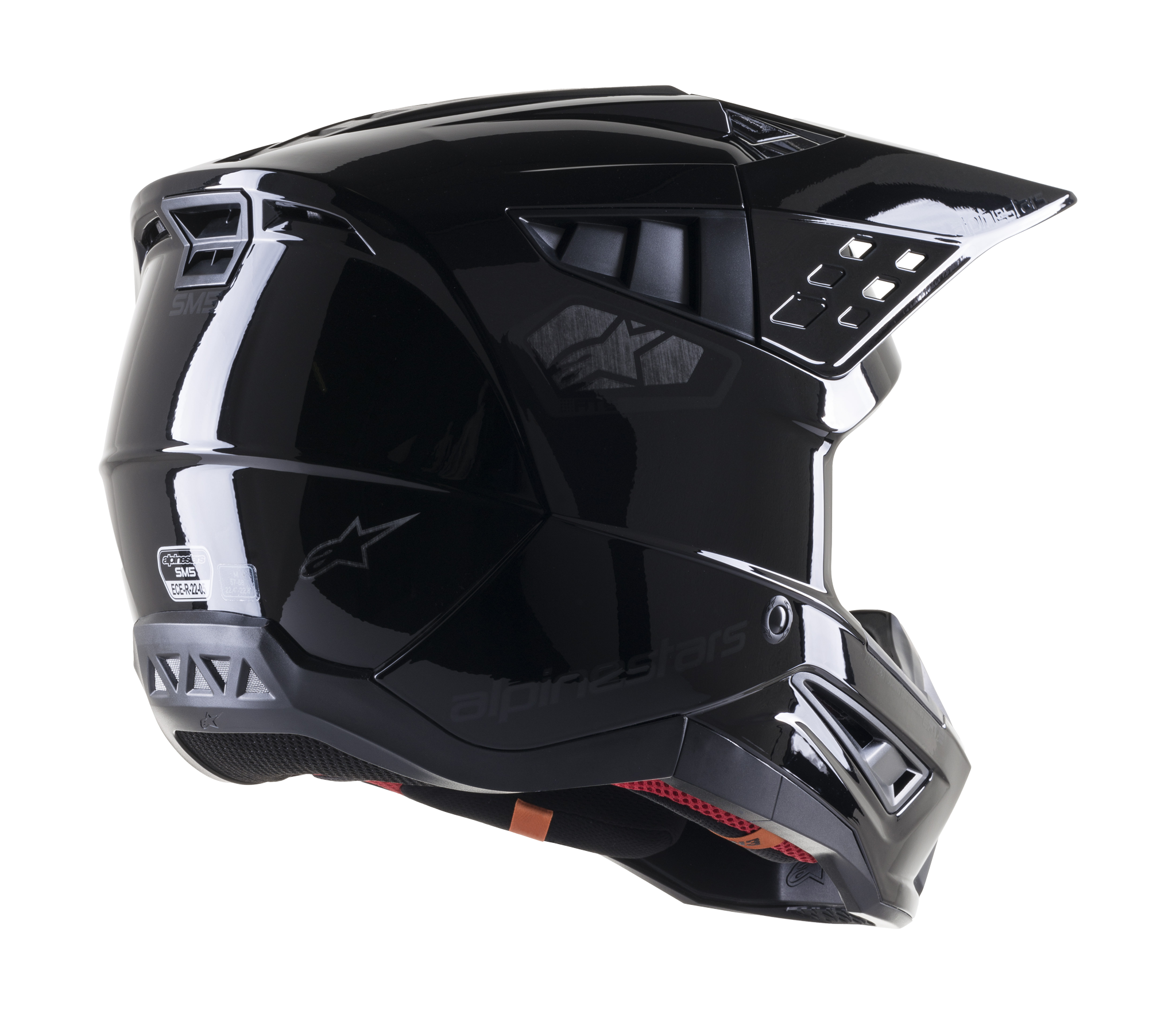 Alpinestars Crosshelm S-M5 22.05 Scout - Zwart / Zilver