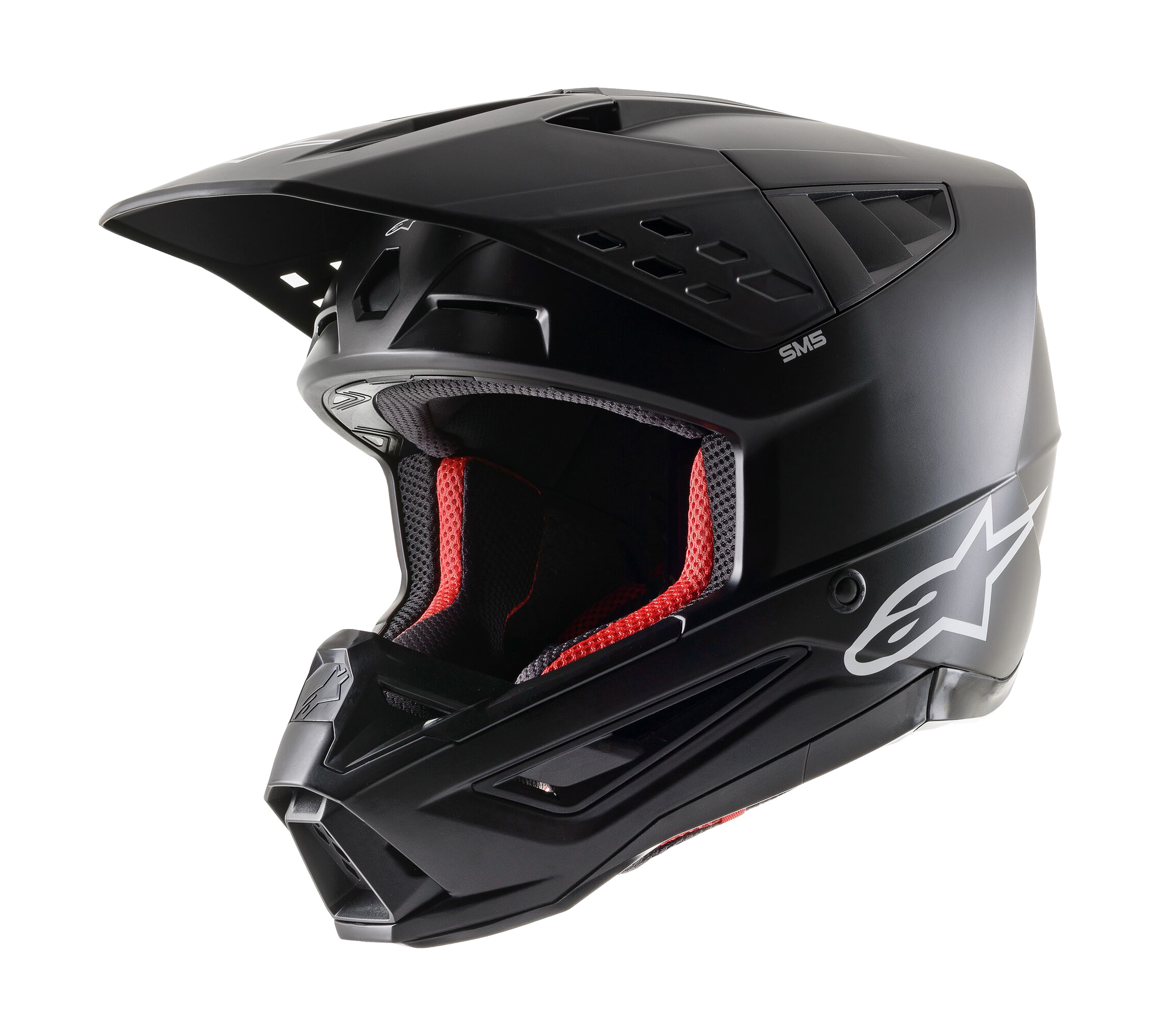 Alpinestars Crosshelm S-M5 22.05 Solid - Mat Zwart