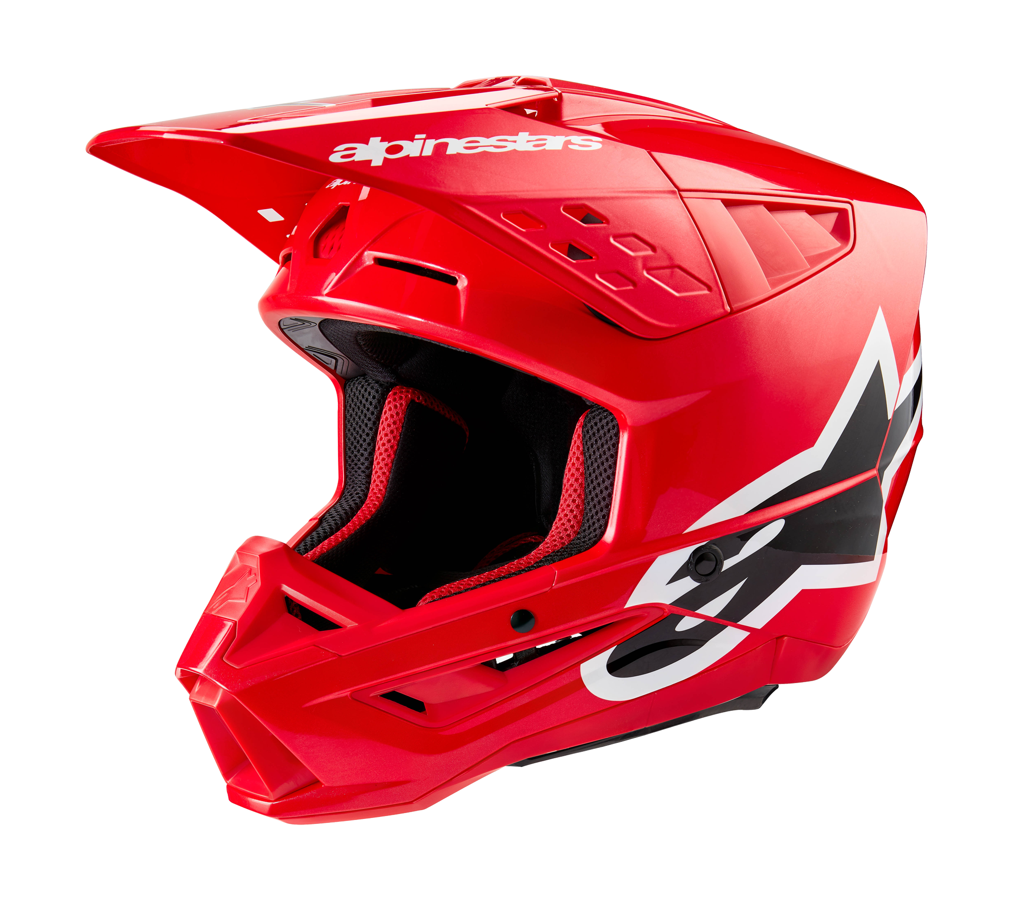 Alpinestars Crosshelm S-M5 Corp - Glans Rood