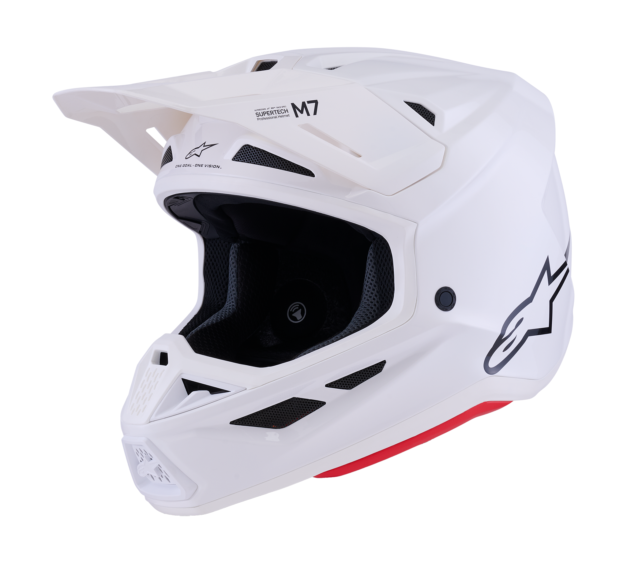 Alpinestars Crosshelm S-M7 Solid - Wit