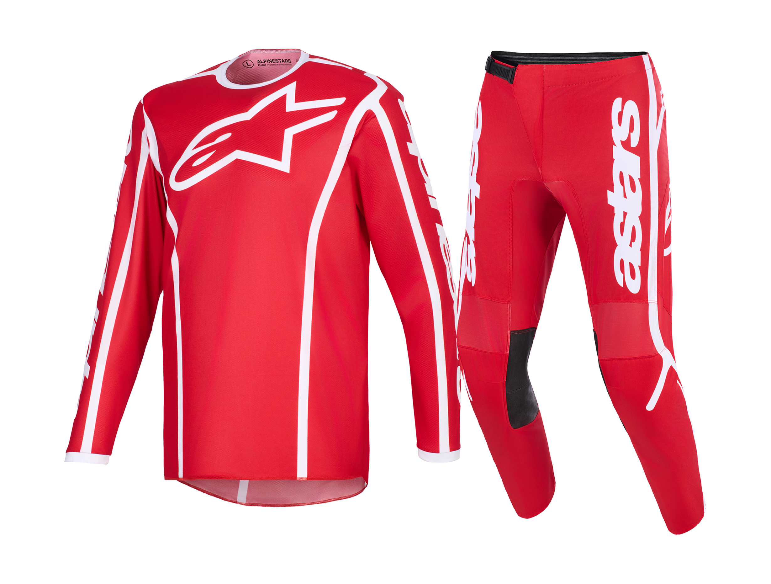 Alpinestars Crosskleding 2026 Fluid Apex - Rood / Wit