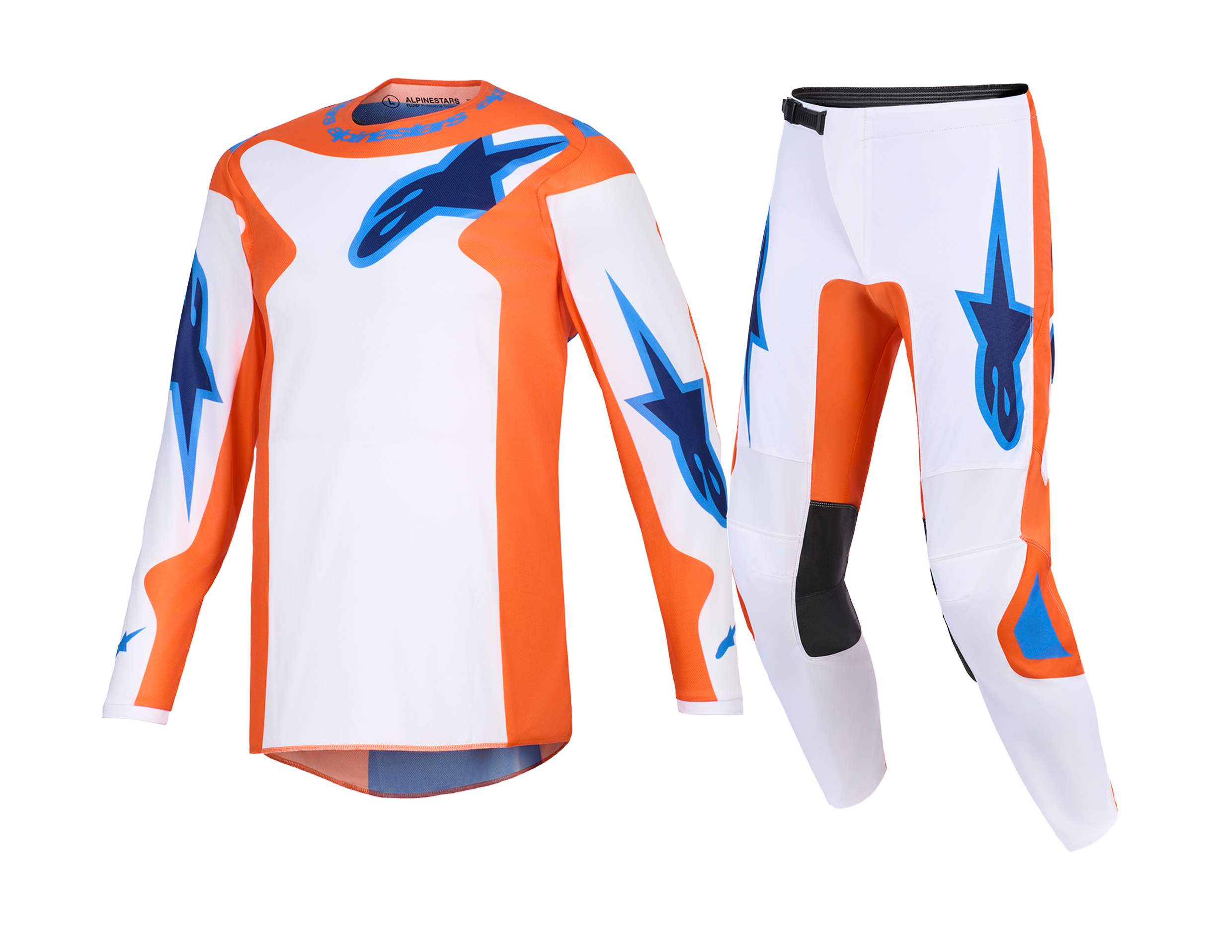 Alpinestars Crosskleding 2026 Fluid Grid - Oranje / Ucla / Blauw