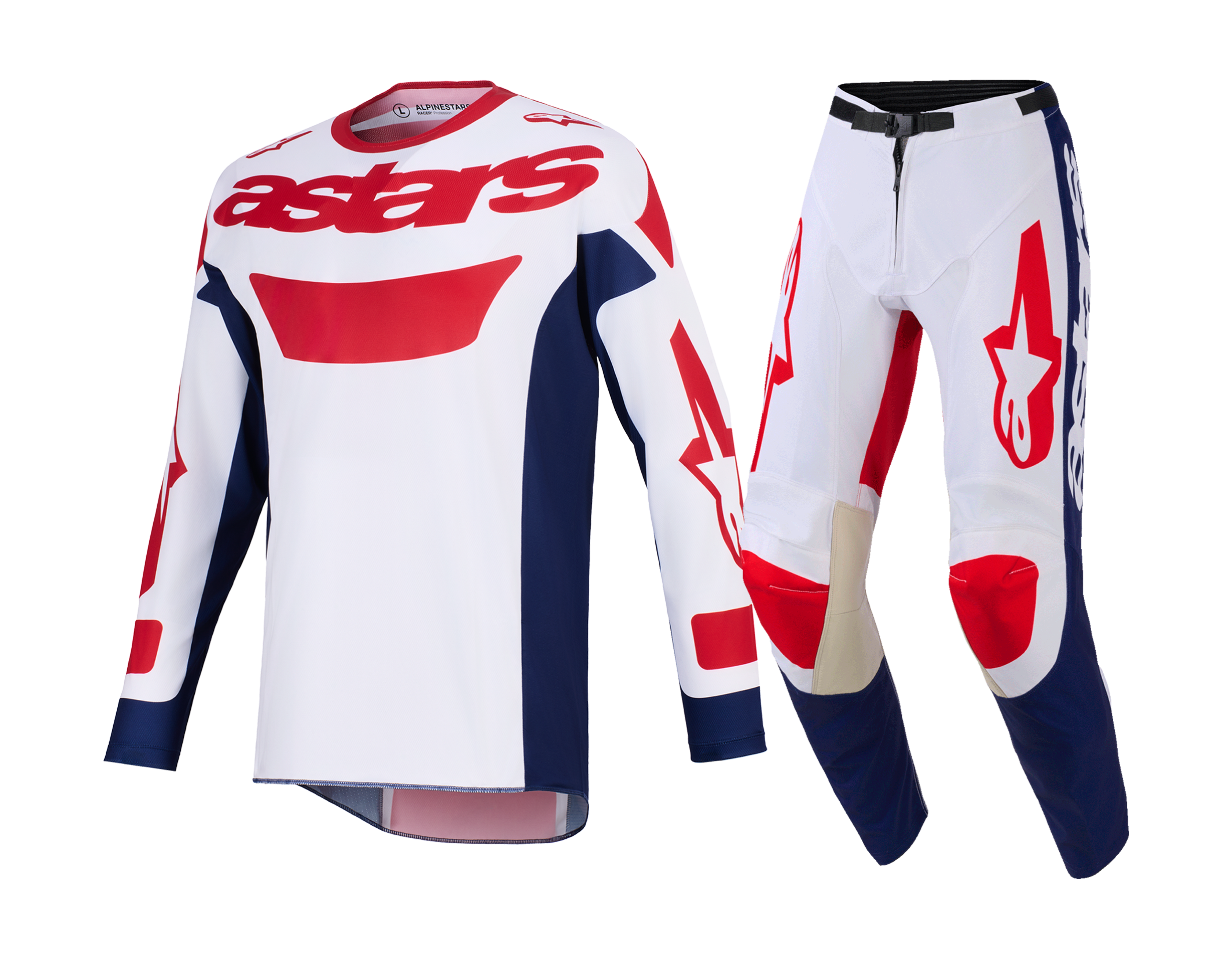 Alpinestars Crosskleding 2026 Racer Riway - Wit / Blauw / Rood
