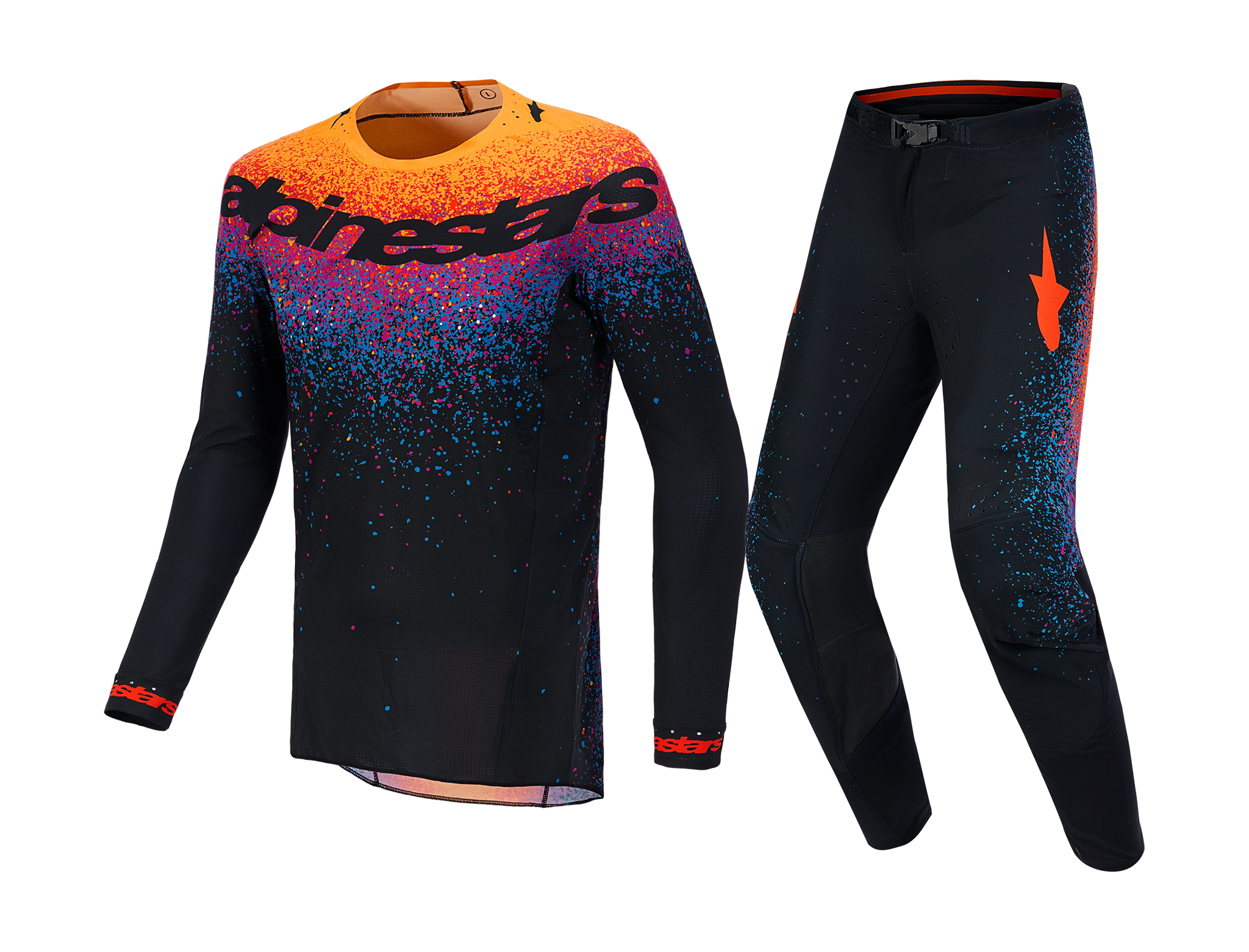 Alpinestars Crosskleding 2026 Supertech LE Black Hole - Zwart / Burst