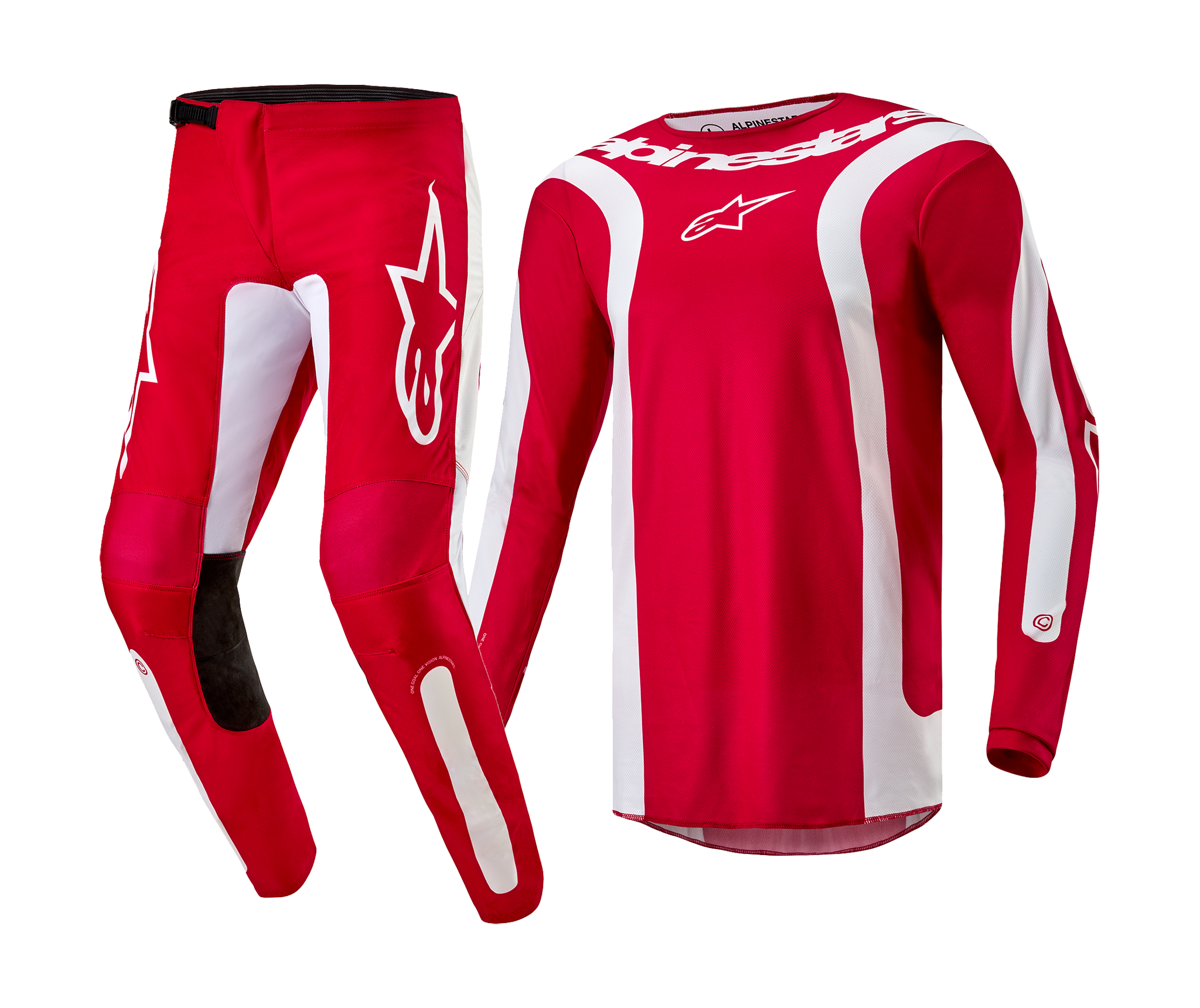 Alpinestars Crosskleding Fluid Lurv - Mars Rood / Wit