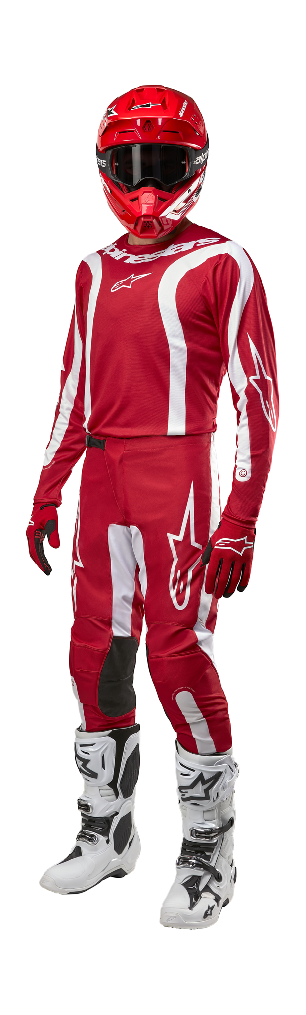 Alpinestars Crosskleding Fluid Lurv - Mars Rood / Wit