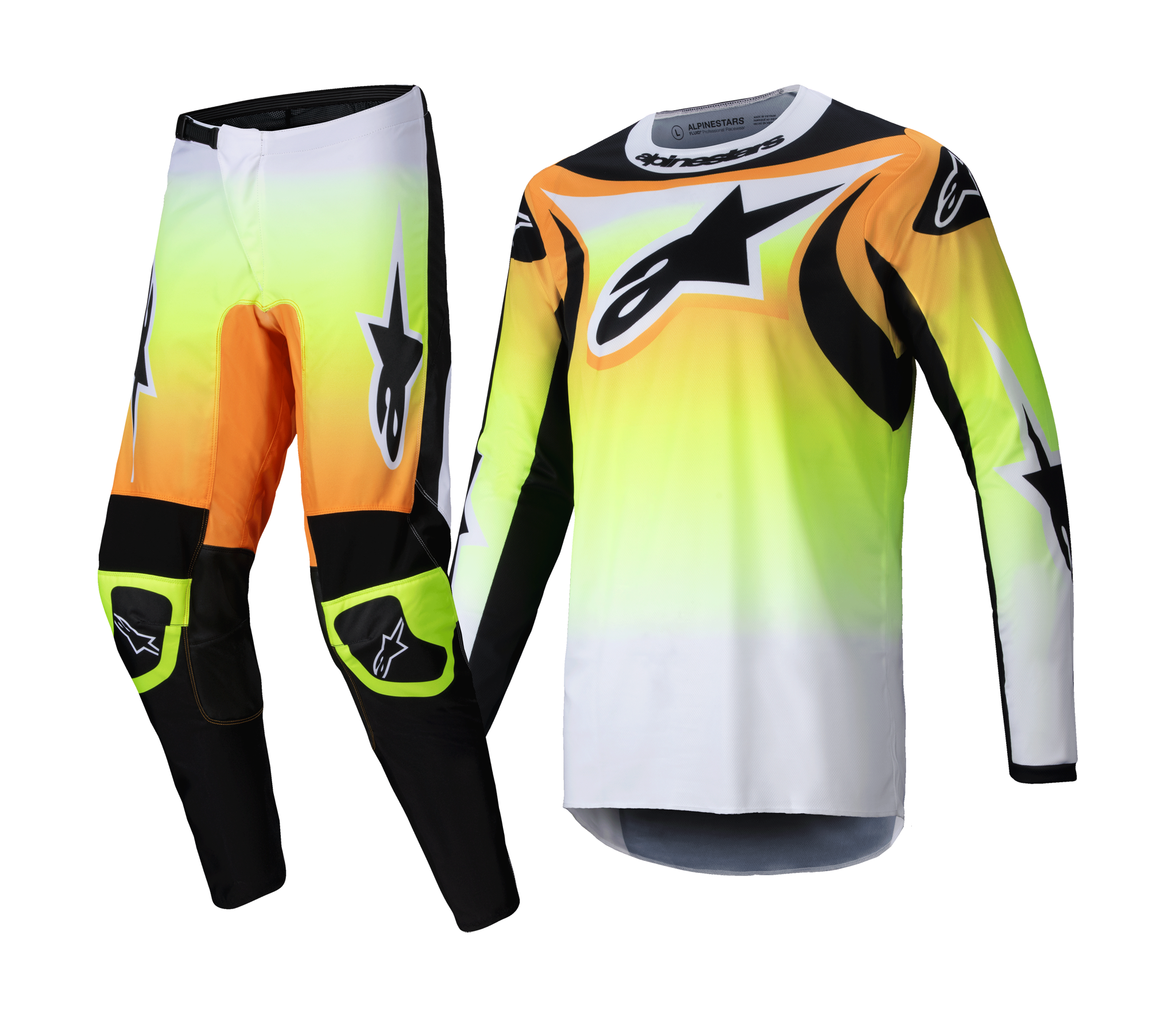 Alpinestars Crosskleding Fluid Wurx - Geel / Zwart
