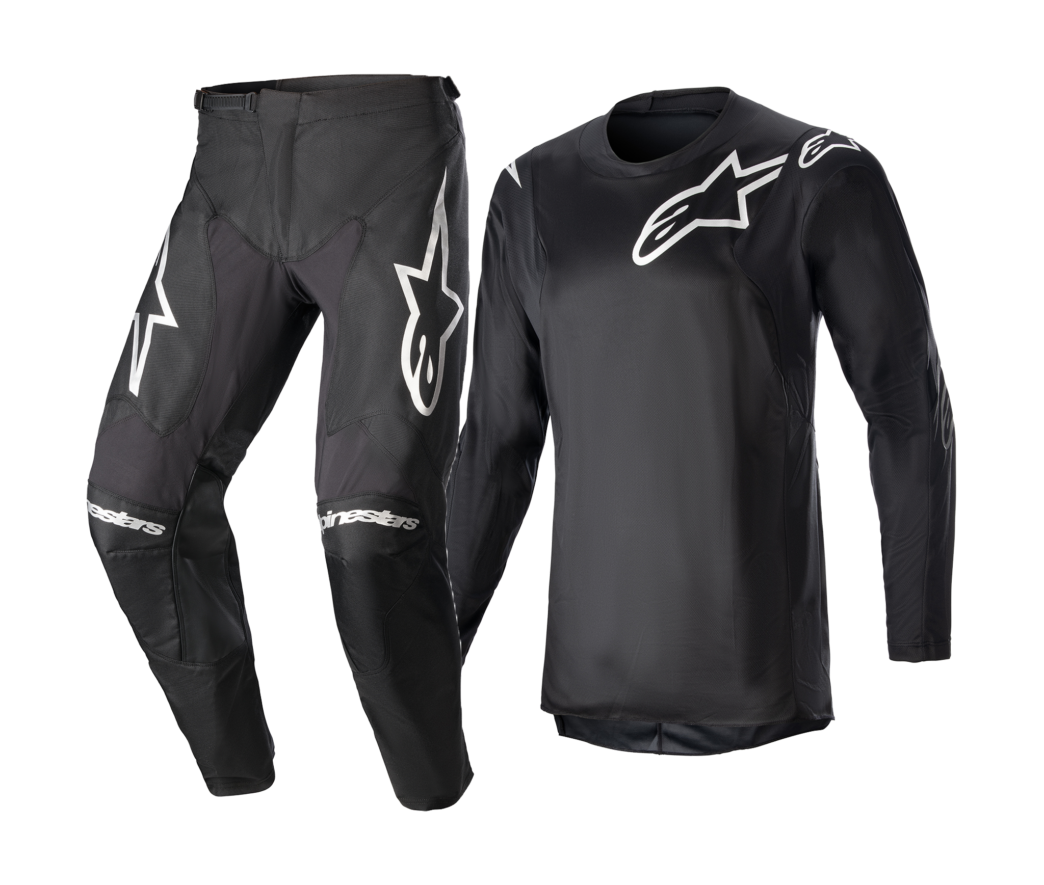 Alpinestars Crosskleding Racer Graphite - Zwart / Reflective Zwart
