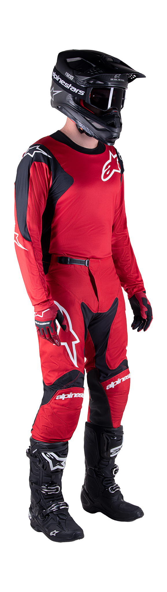 Alpinestars Crosskleding Racer Hoen - Mars Rood / Zwart