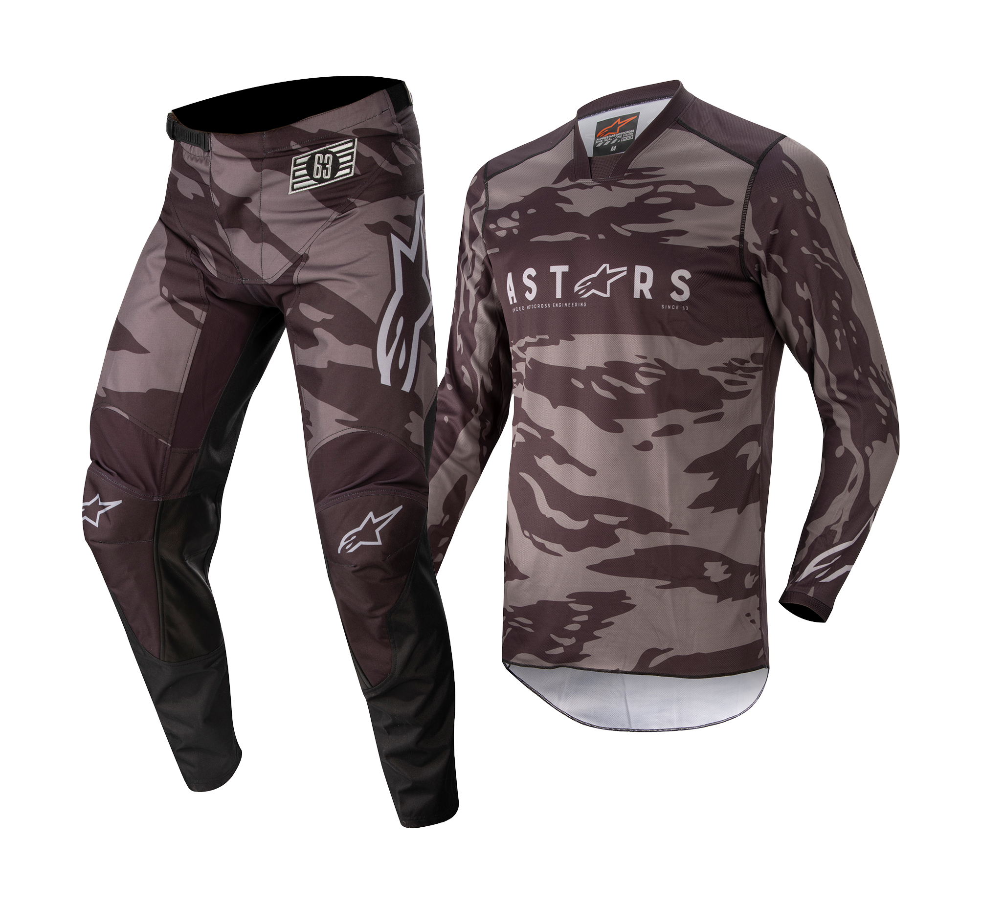 Alpinestars Crosskleding Racer Tactical - Zwart / Grijs
