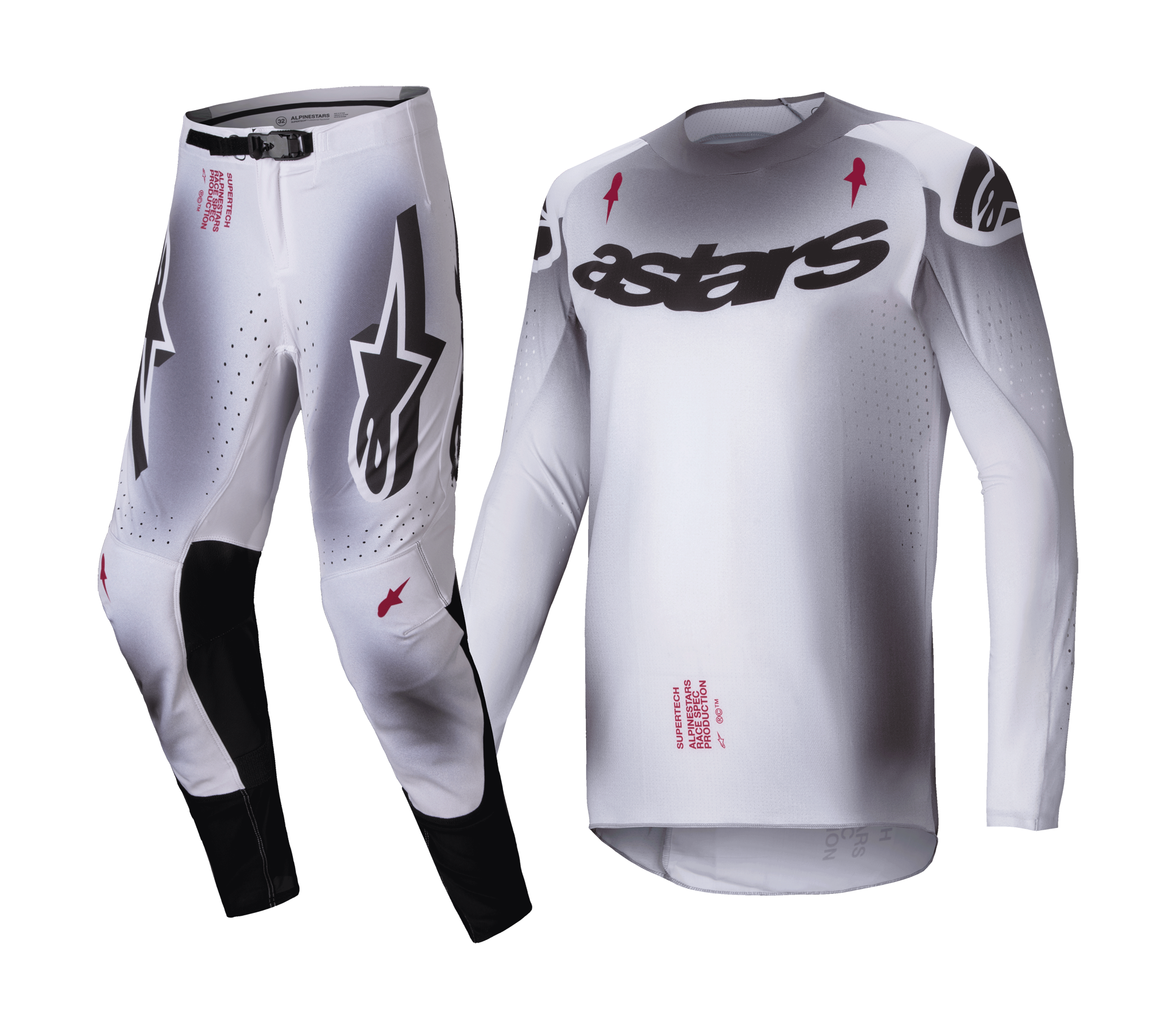 Alpinestars Crosskleding Supertech Maker - Zilver / Zwart