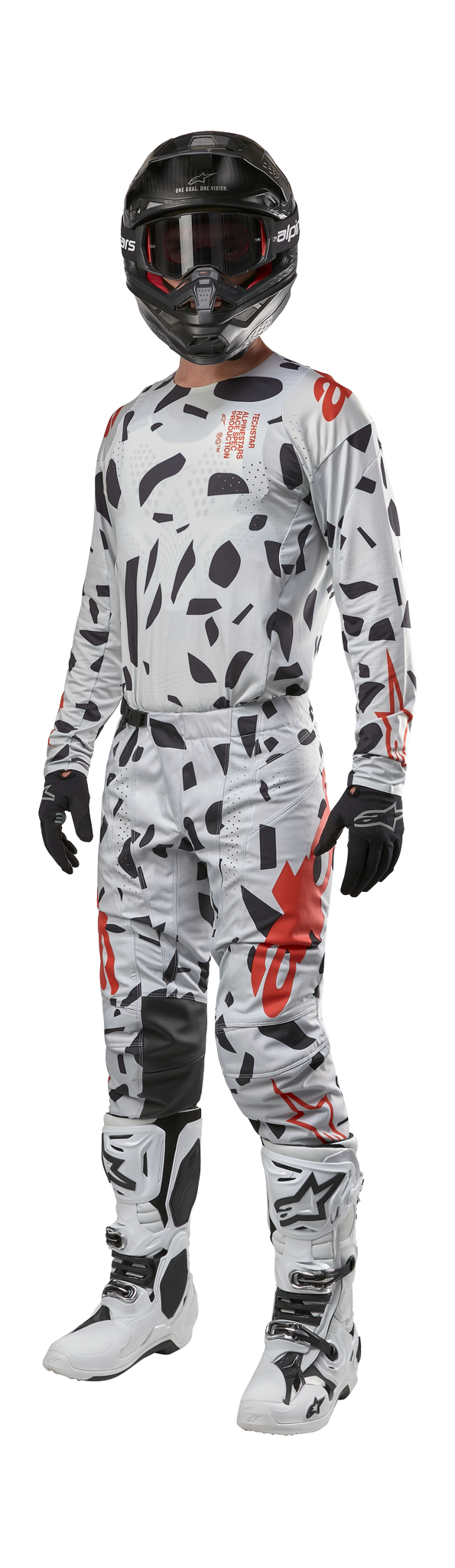 Alpinestars Crosskleding Techstar Rantera - Haze Grijs / Camo