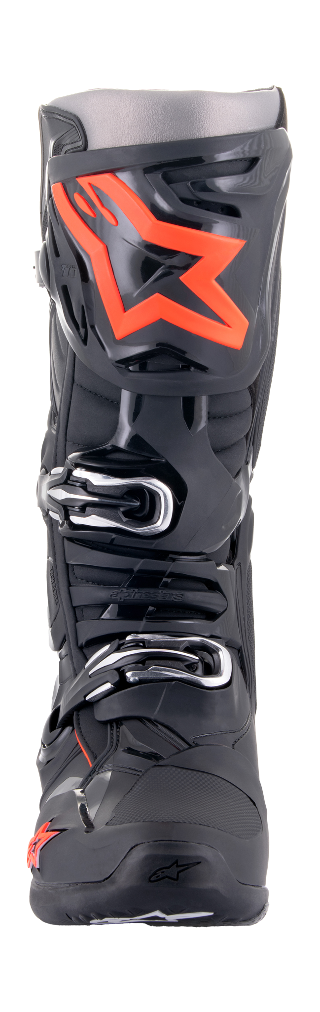 Alpinestars Crosslaarzen Tech 10 - Zwart / Fluo Rood