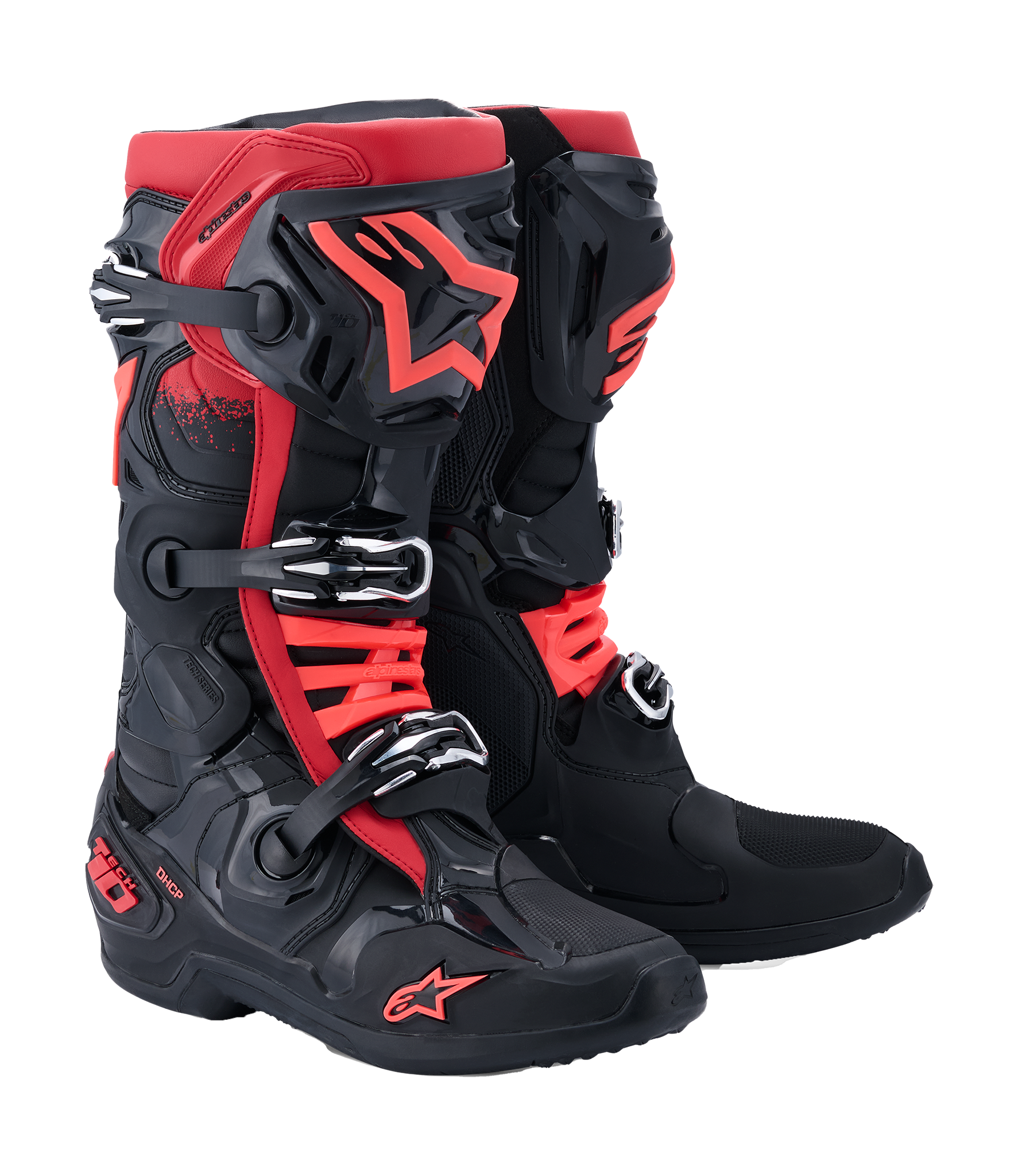 Alpinestars Crosslaarzen Tech 10 - Zwart / Rood