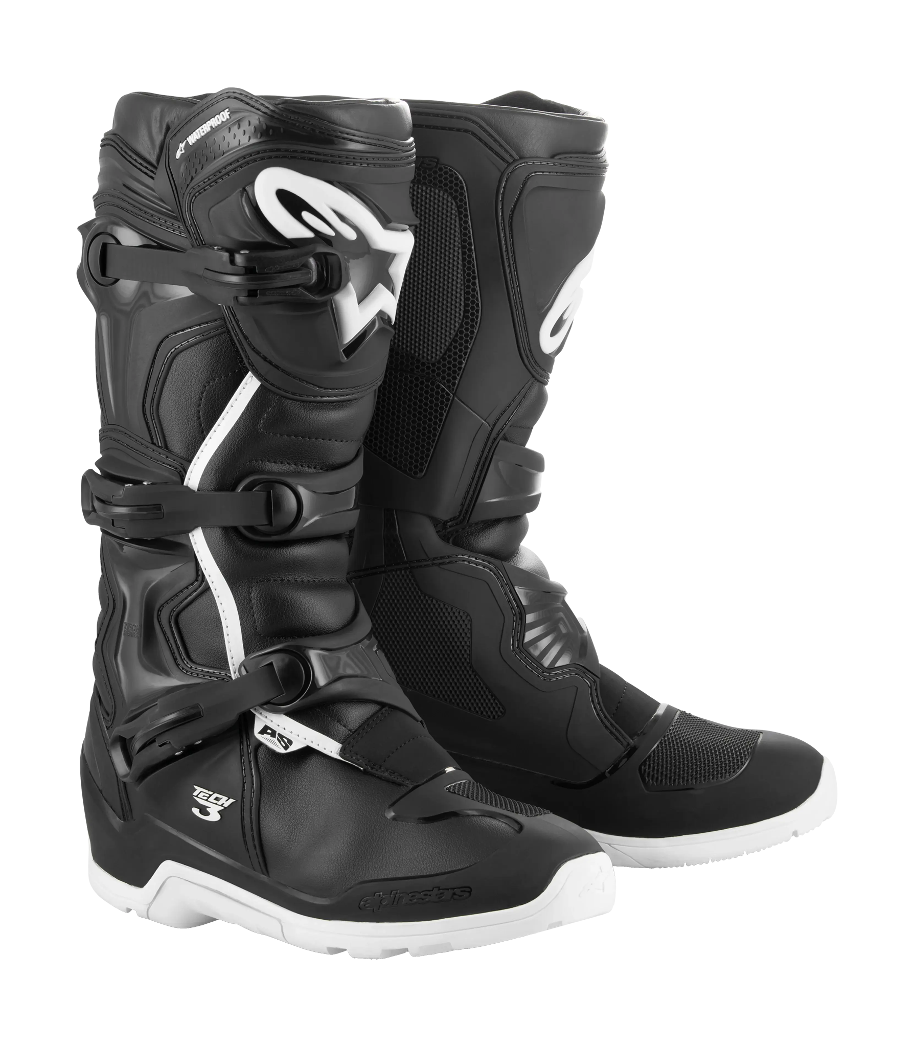 Alpinestars Crosslaarzen Tech 3 Enduro Waterproof - Zwart / Wit