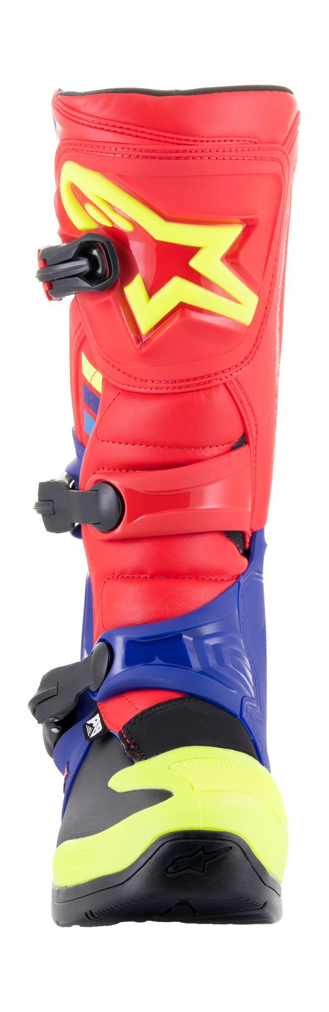 Alpinestars Crosslaarzen Tech 3 - Rood / Donker Blauw / Fluo Geel