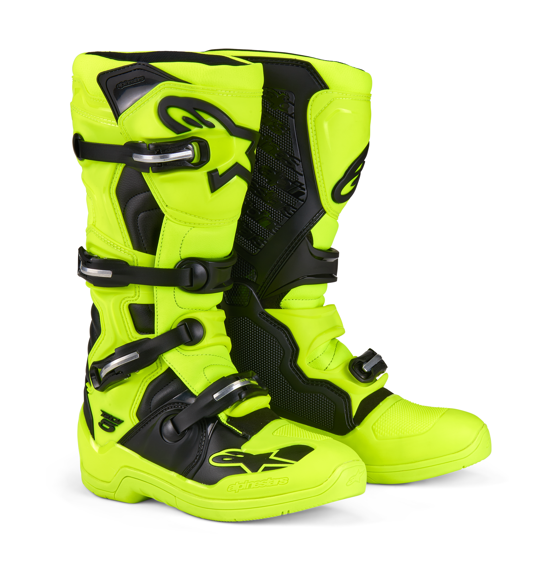 Alpinestars Crosslaarzen Tech 5 - Fluo Geel / Zwart