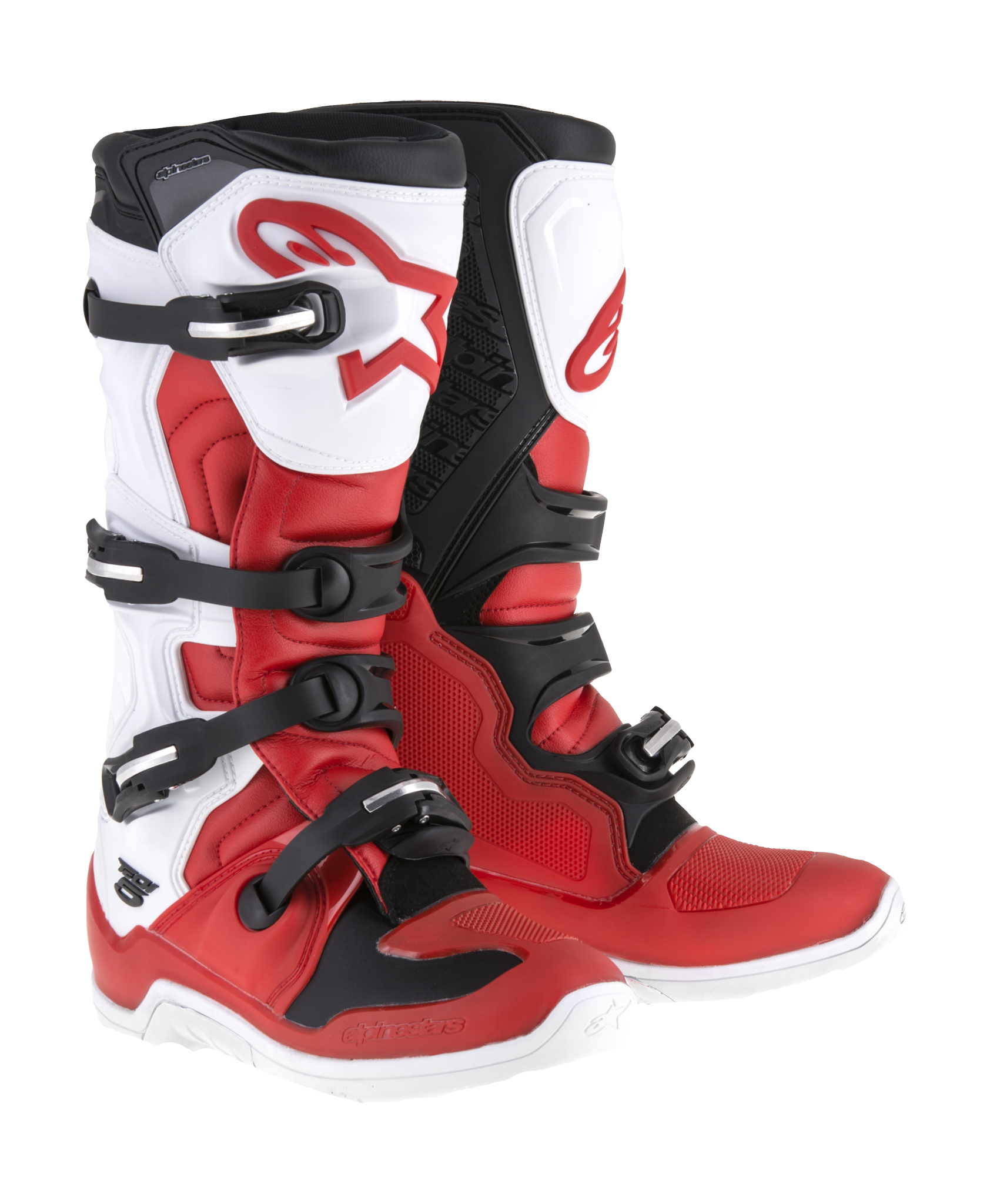 Alpinestars Crosslaarzen Tech 5 - Rood / Wit / Zwart