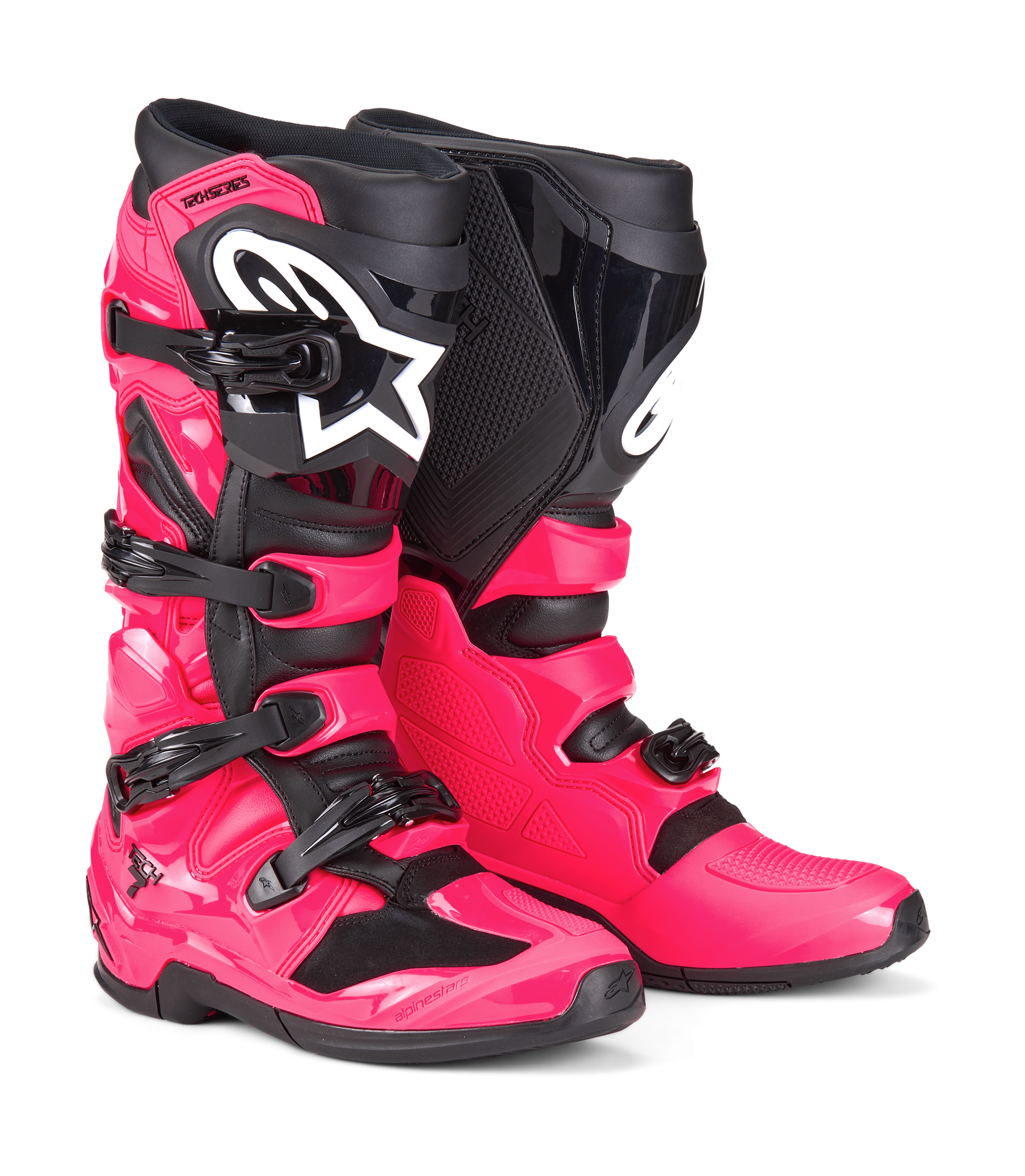 Alpinestars Crosslaarzen Tech 7 - Diva Roze / Zwart