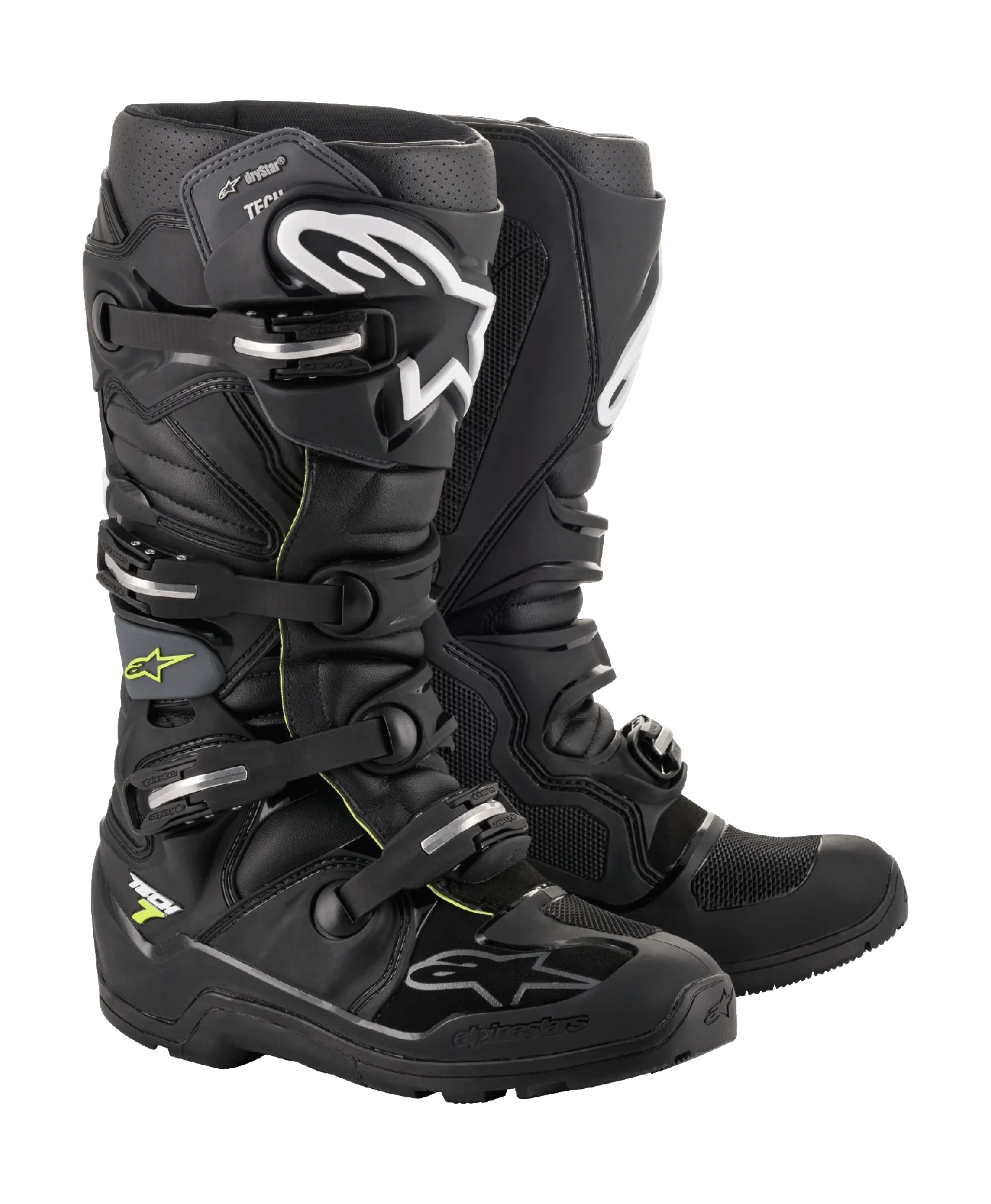 Alpinestars Crosslaarzen Tech 7 Enduro Drystar - Zwart / Grijs