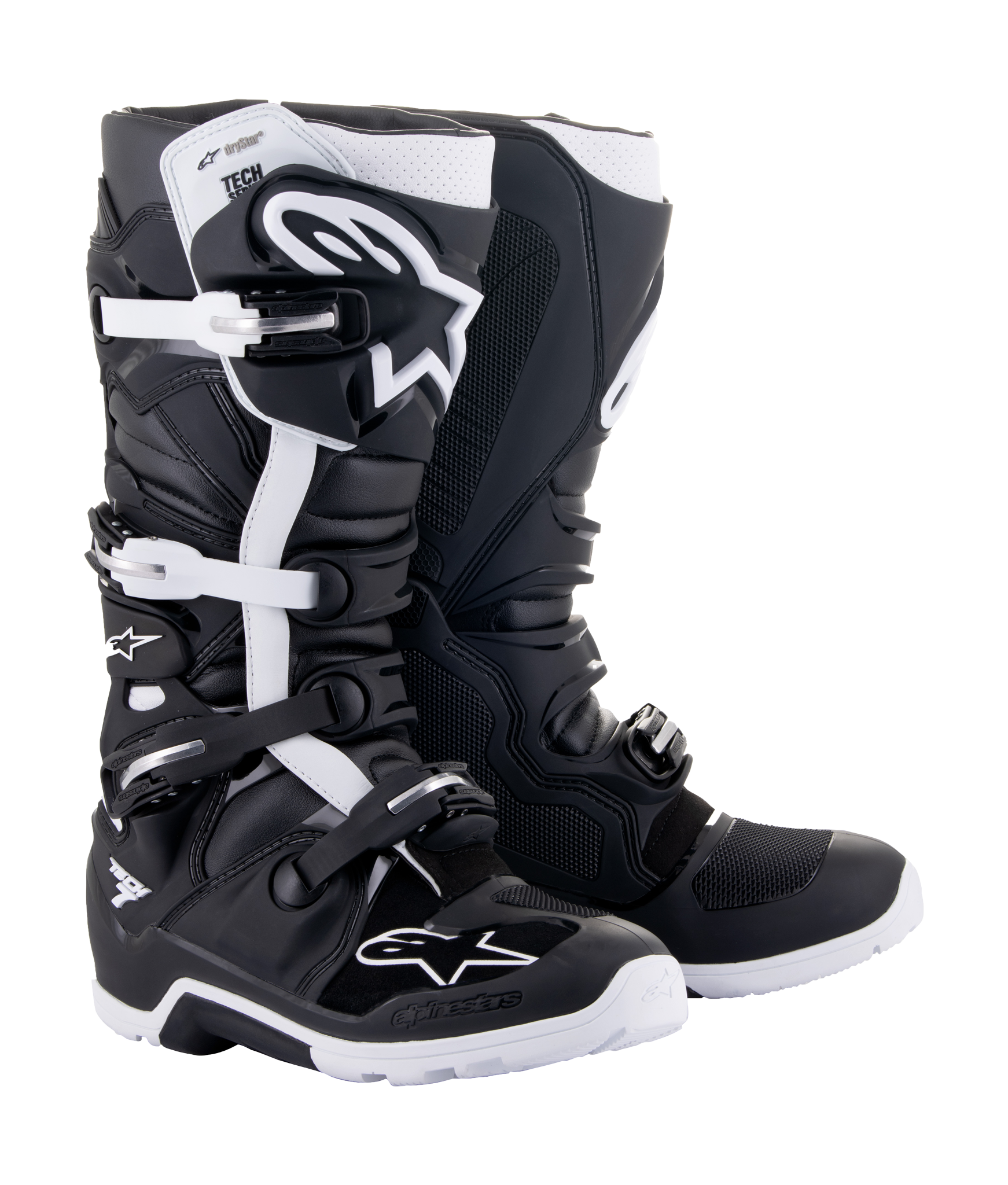 Alpinestars Crosslaarzen Tech 7 Enduro Drystar - Zwart / Wit