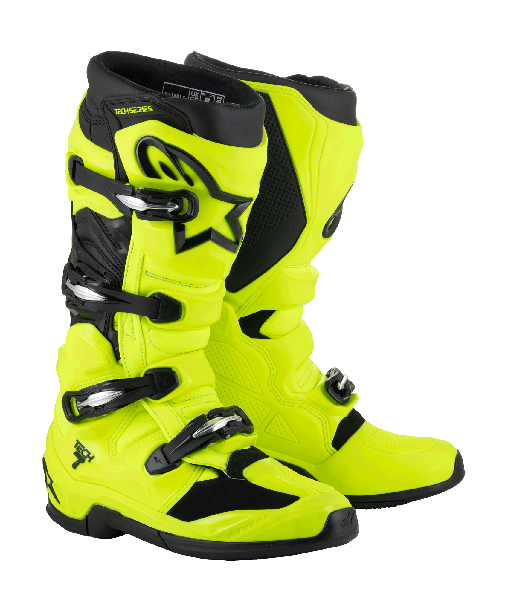 Alpinestars Crosslaarzen Tech 7 - Fluo Geel / Zwart