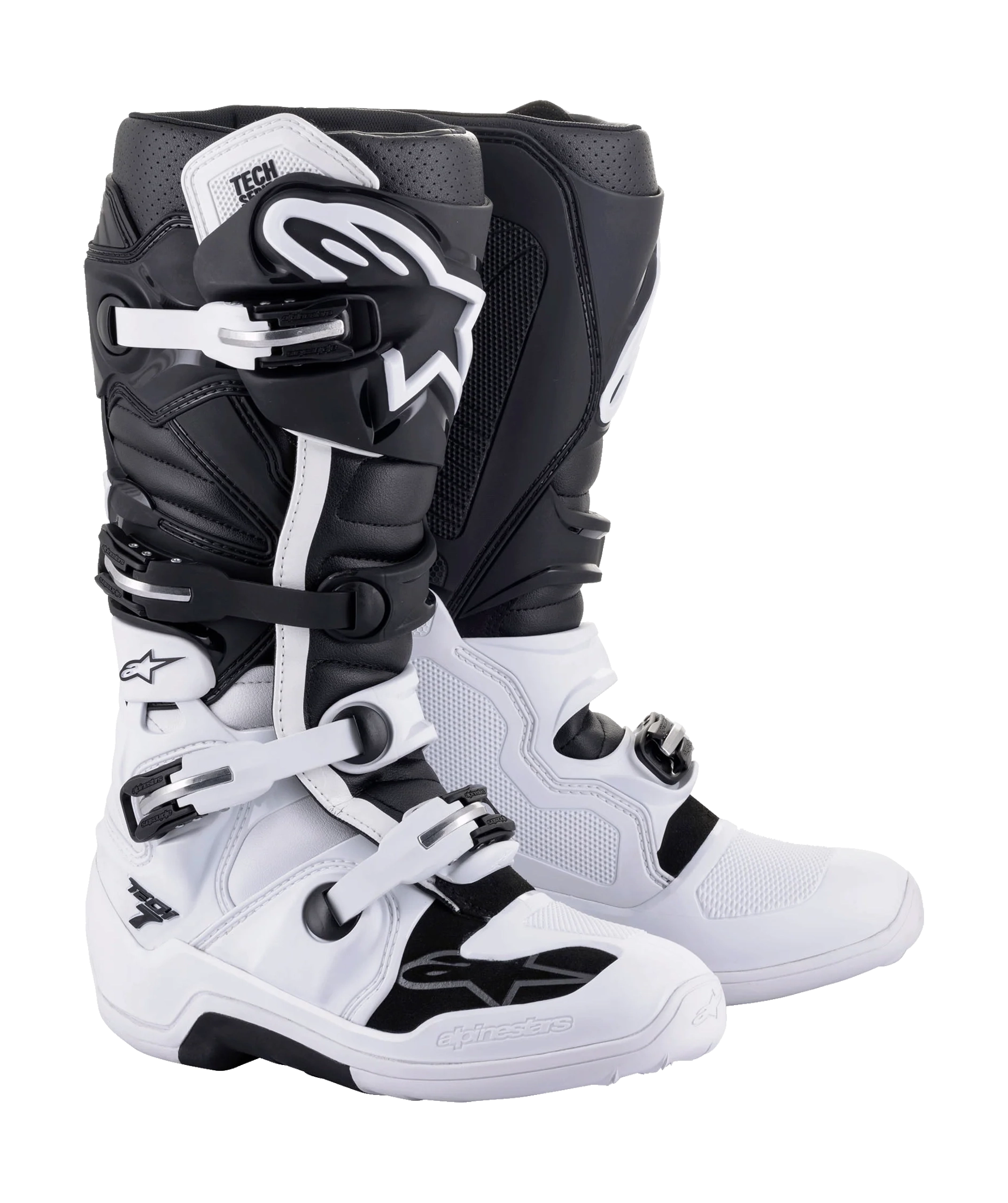 Alpinestars Crosslaarzen Tech 7 v14 - Wit / Zwart