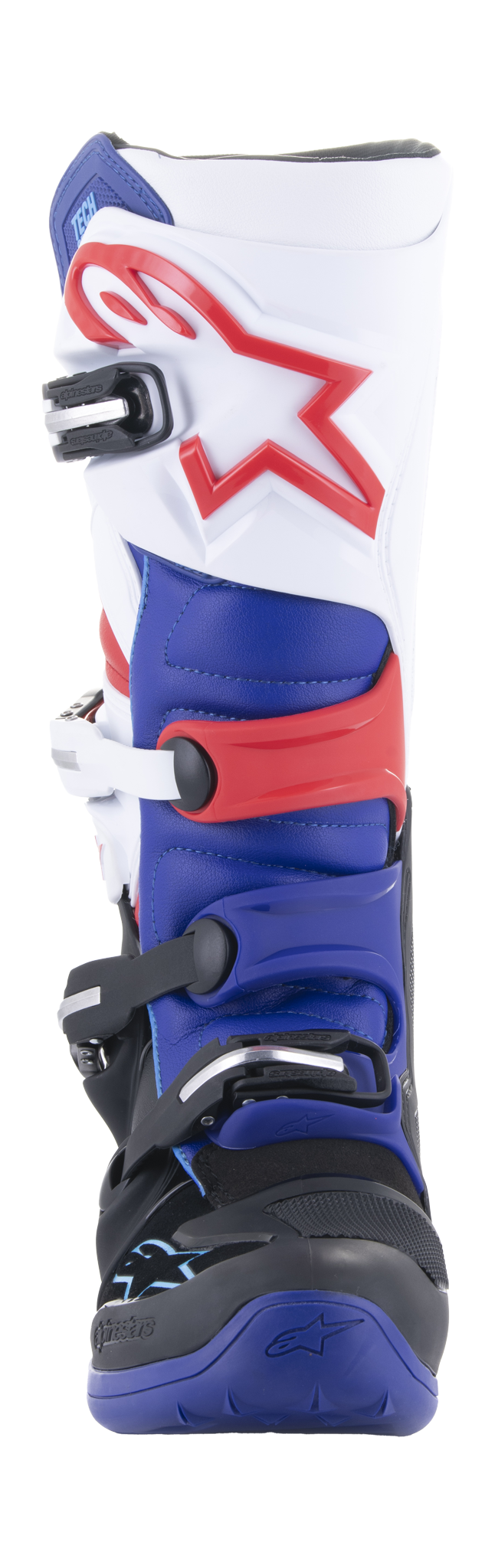 Alpinestars Crosslaarzen Tech 7 v14 - Zwart / Donker Blauw / Rood / Wit