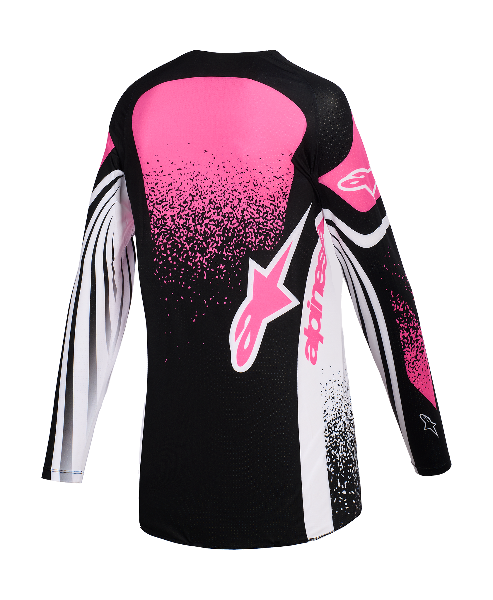 Alpinestars Dames Cross Shirt 2026 Techstar Nomur - Zwart / Wit / Fuchsia