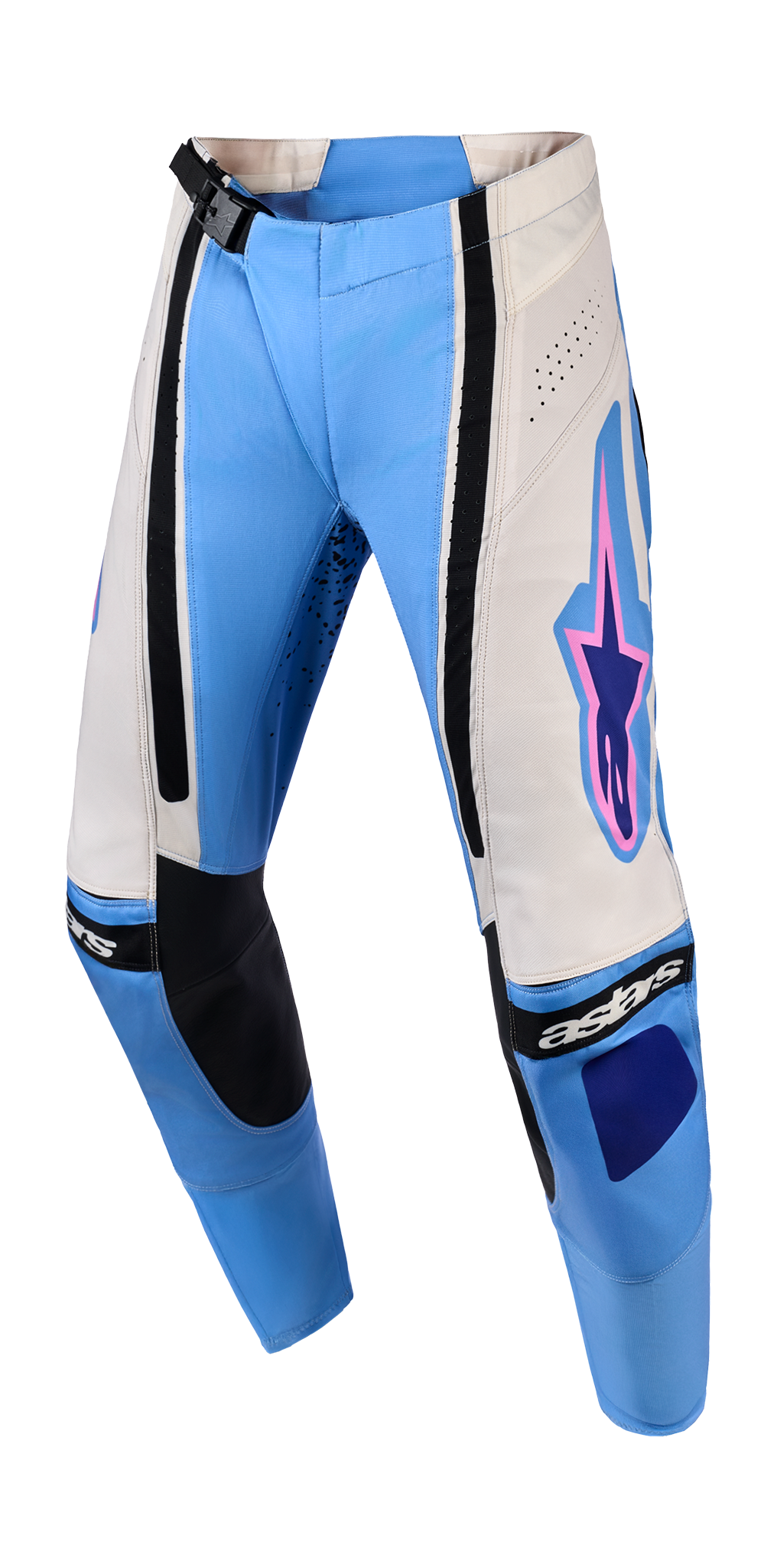 Alpinestars Dames Crossbroek 2026 Techstar Nomur - Licht Blauw / Off Wit / Zwart