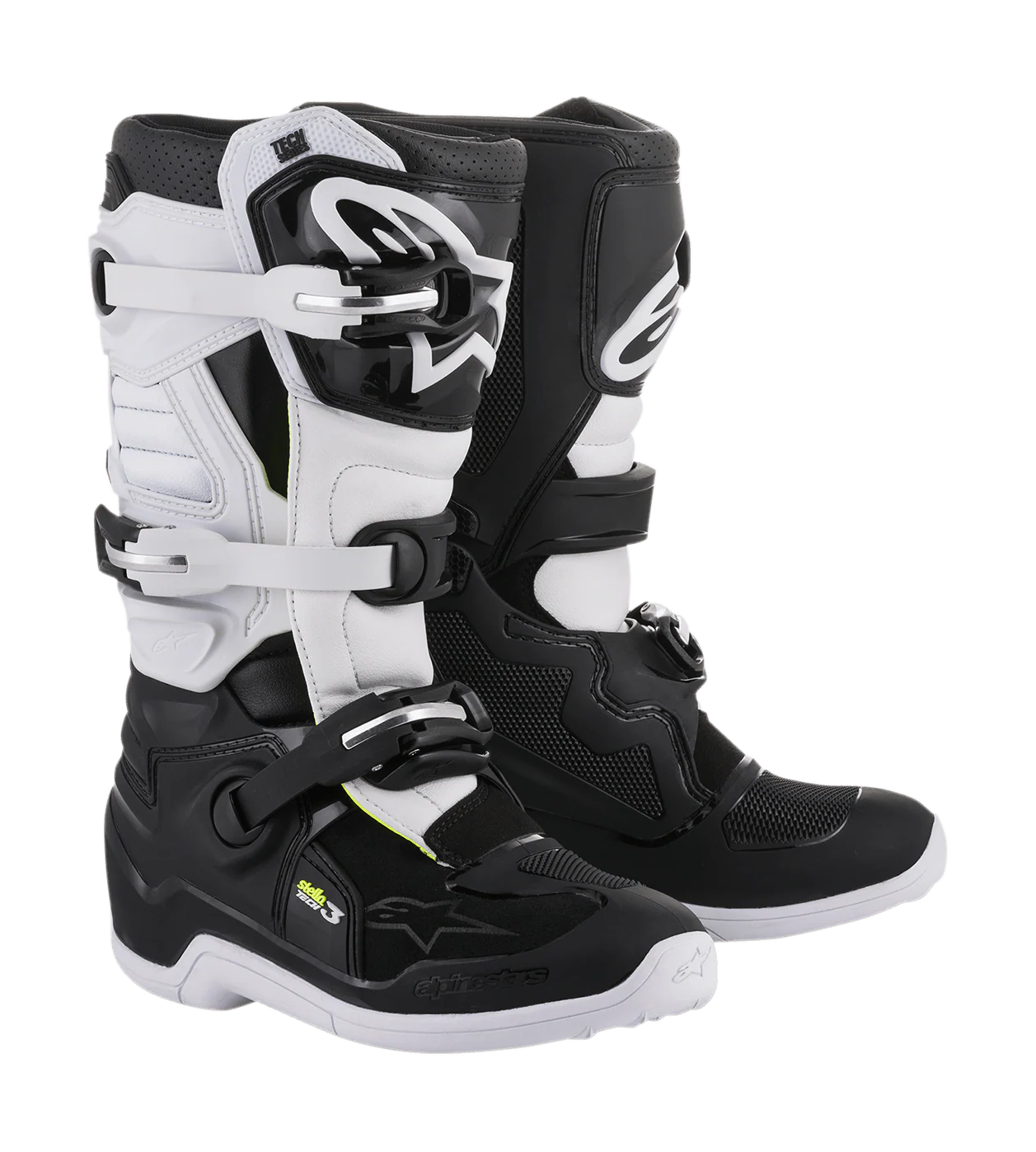 Alpinestars Dames Crosslaarzen Tech 3 Stella - Zwart / Wit