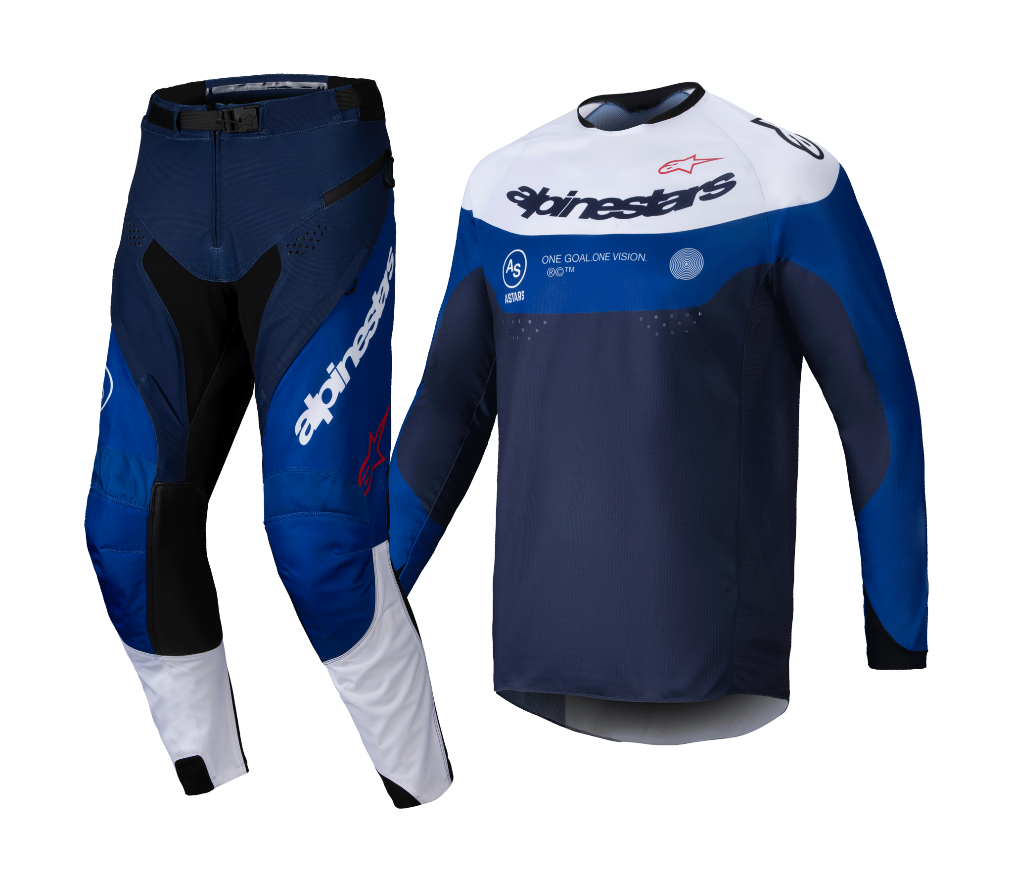 Alpinestars Enduro Kleding Pro-Dura - Navy / Blauw / Wit