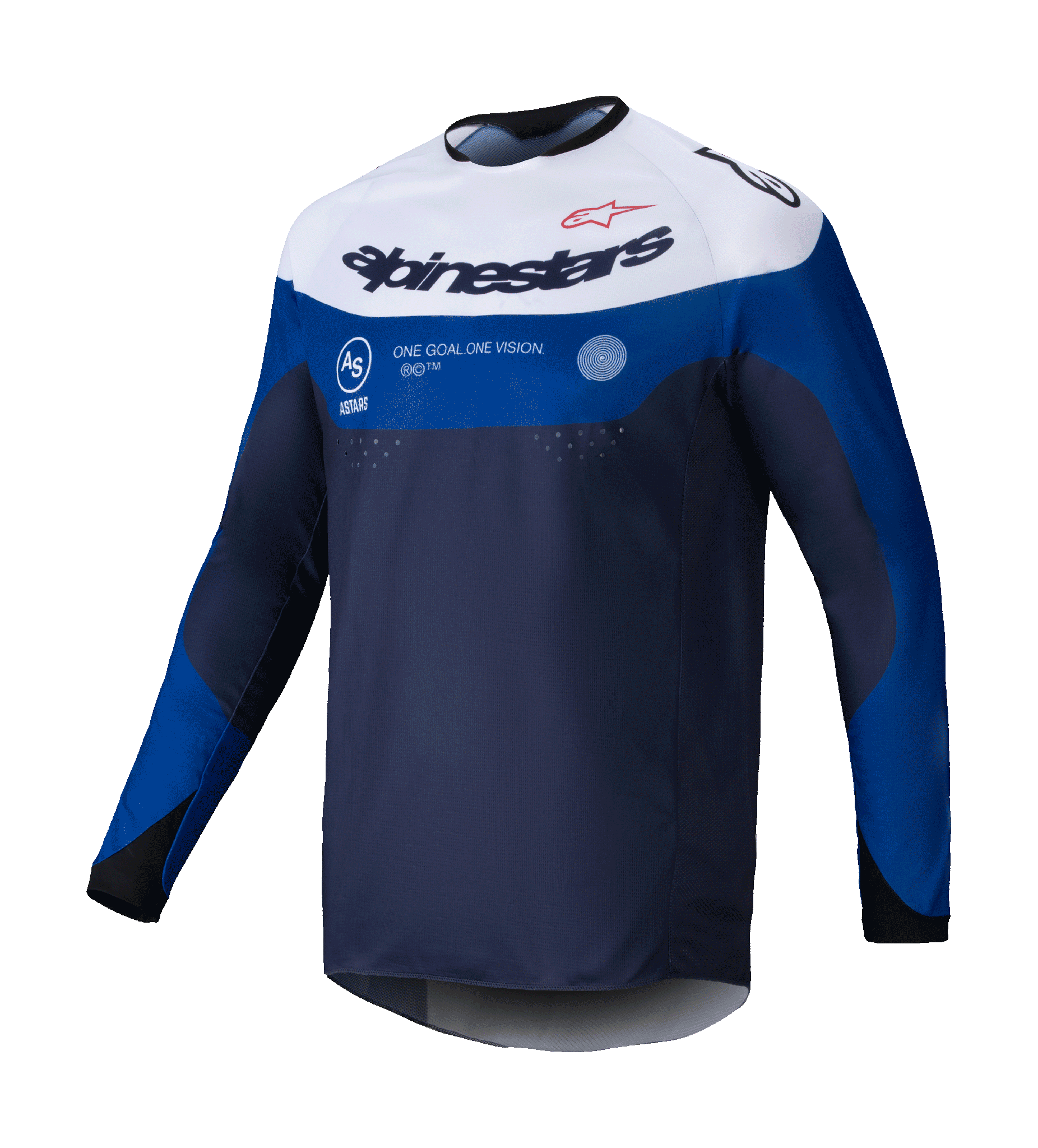 Alpinestars Enduro Shirt Pro-Dura - Navy / Blauw / Wit