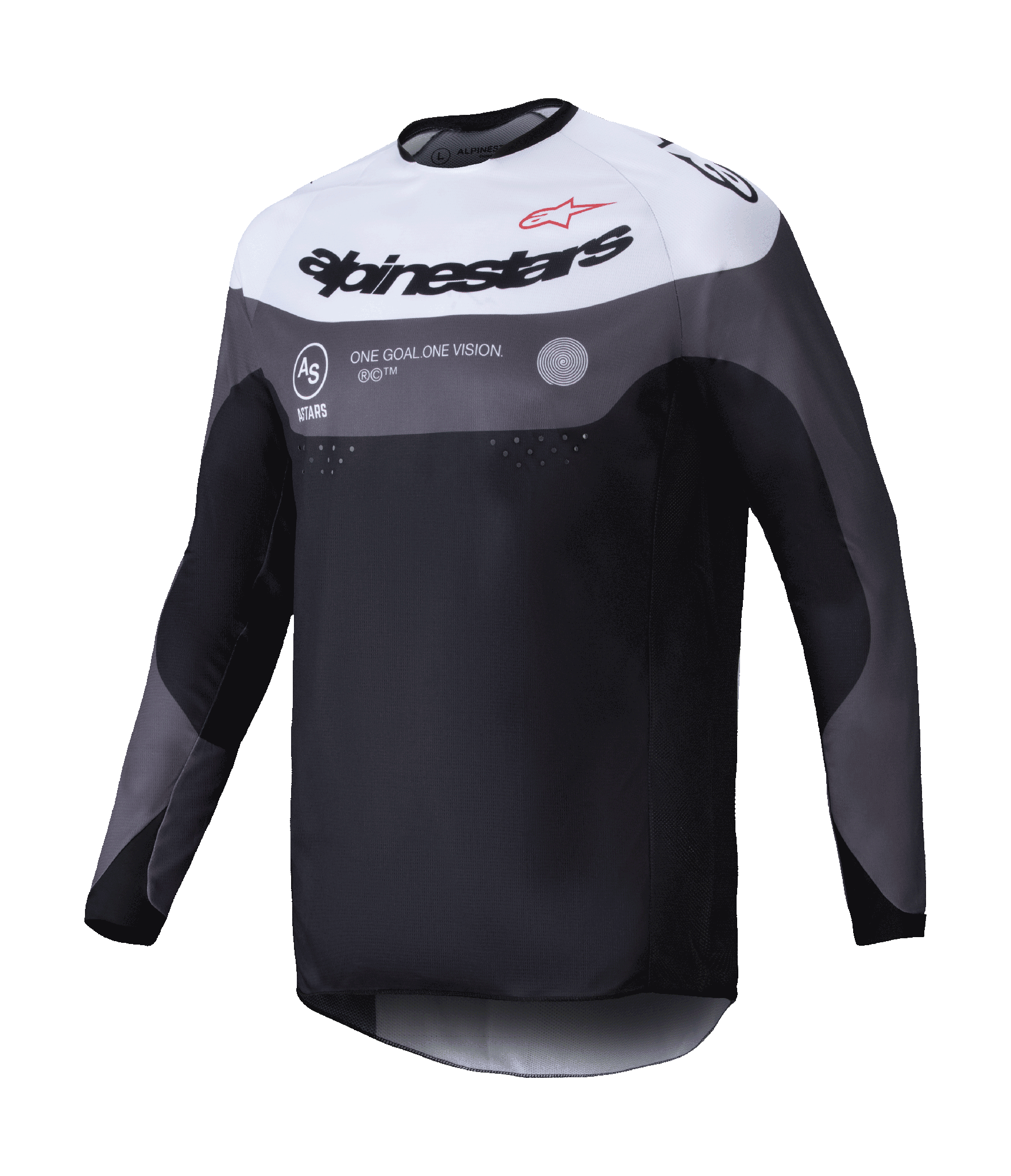 Alpinestars Enduro Shirt Pro-Dura - Zwart / Wit