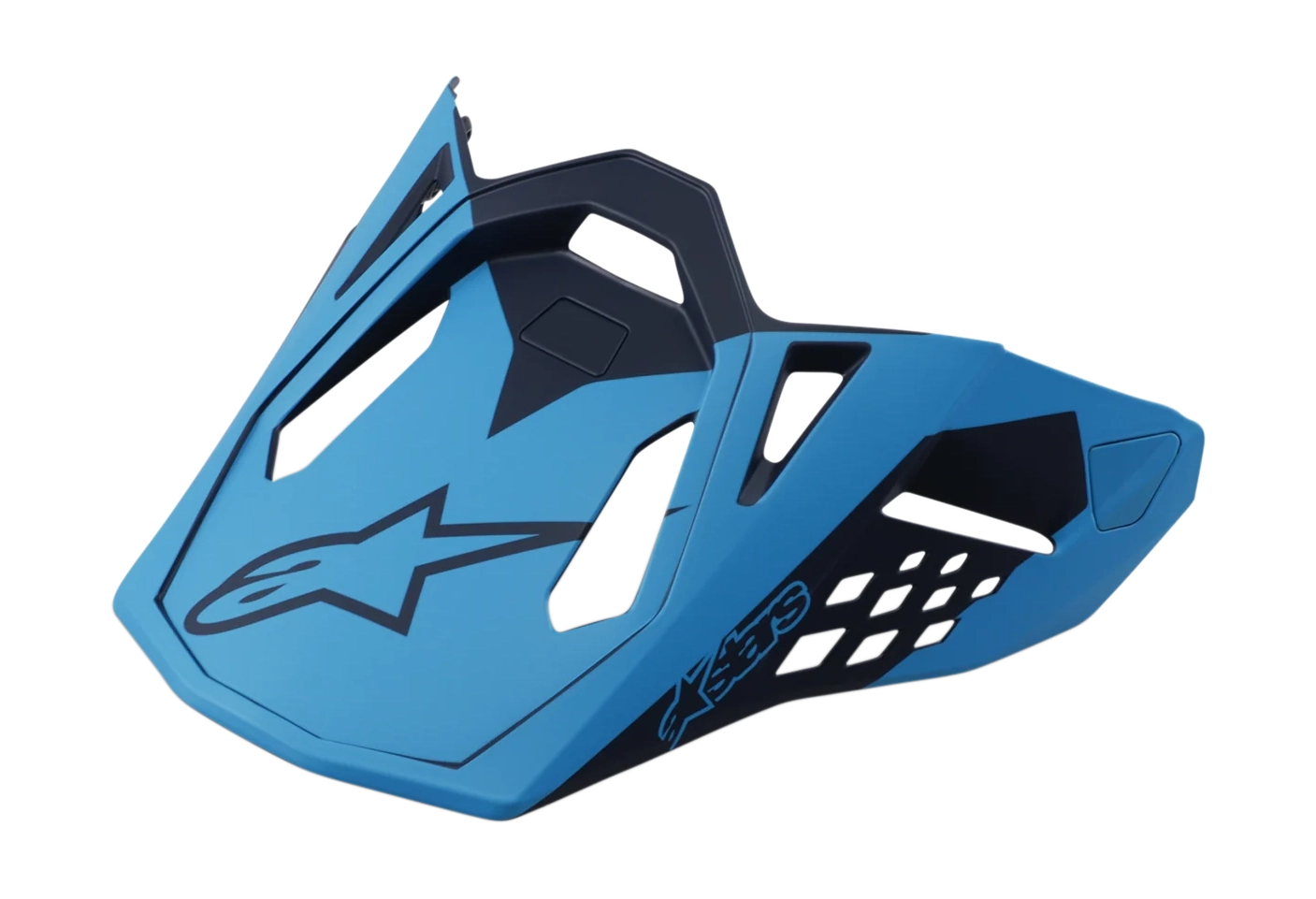 Alpinestars Helmklep S-M10 22.05 Meta - Mat Blauw