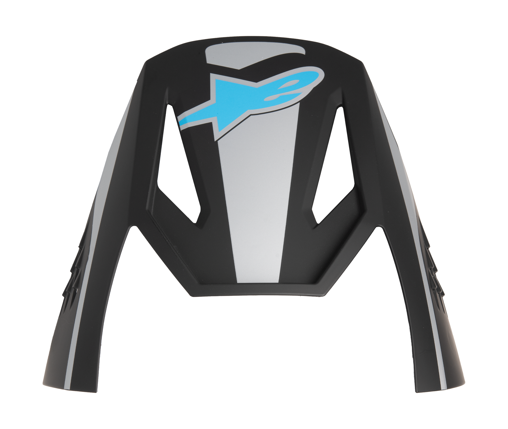 Alpinestars Helmklep S-M3 Heat - Zilver / Blauw / Zwart