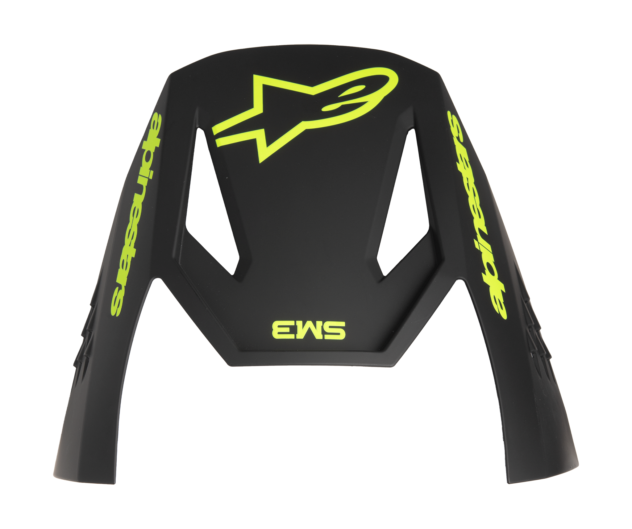 Alpinestars Helmklep S-M3 Radium - Grijs / Zwart / Fluo Geel