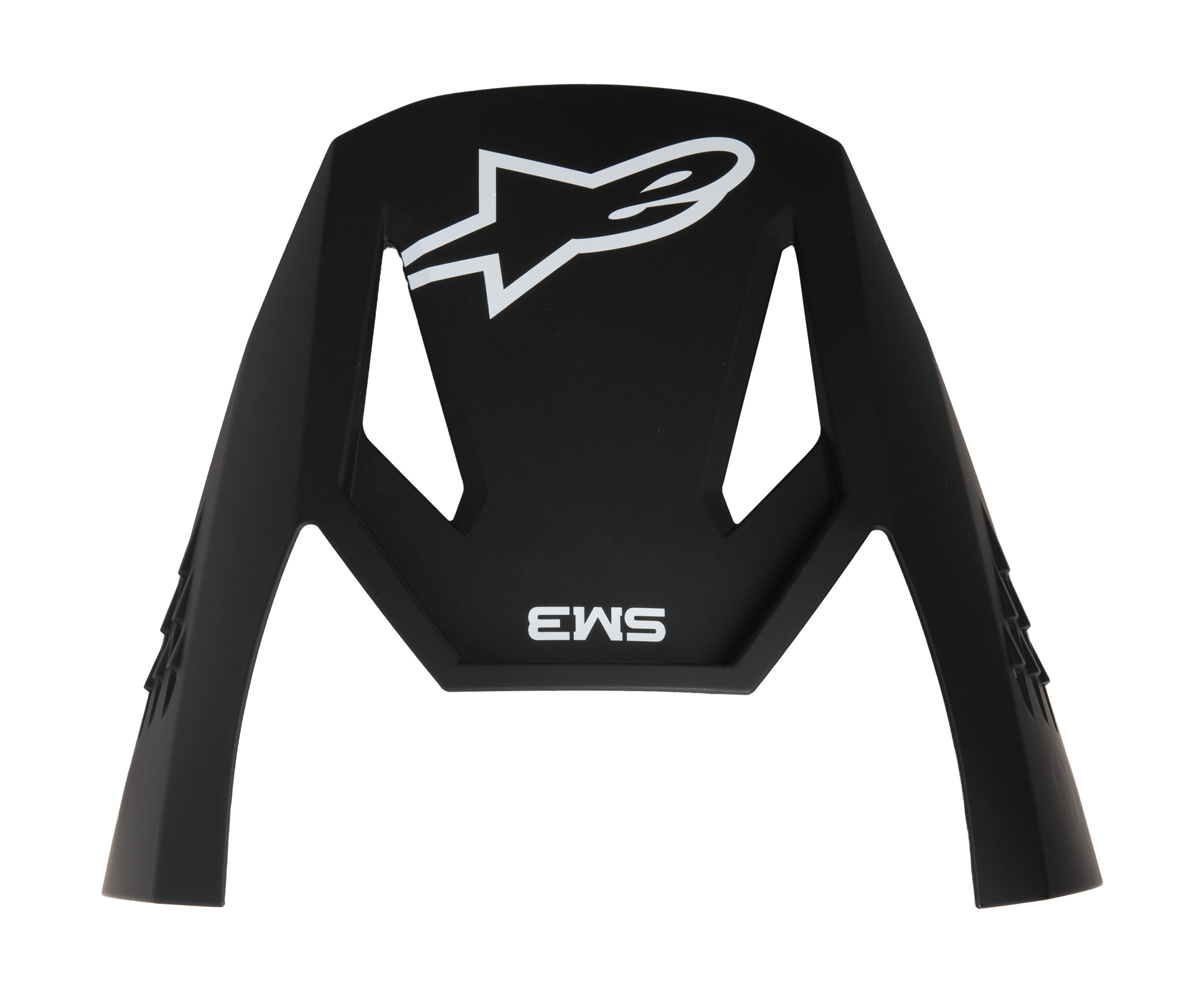Alpinestars Helmklep S-M3 Solid - Mat Zwart