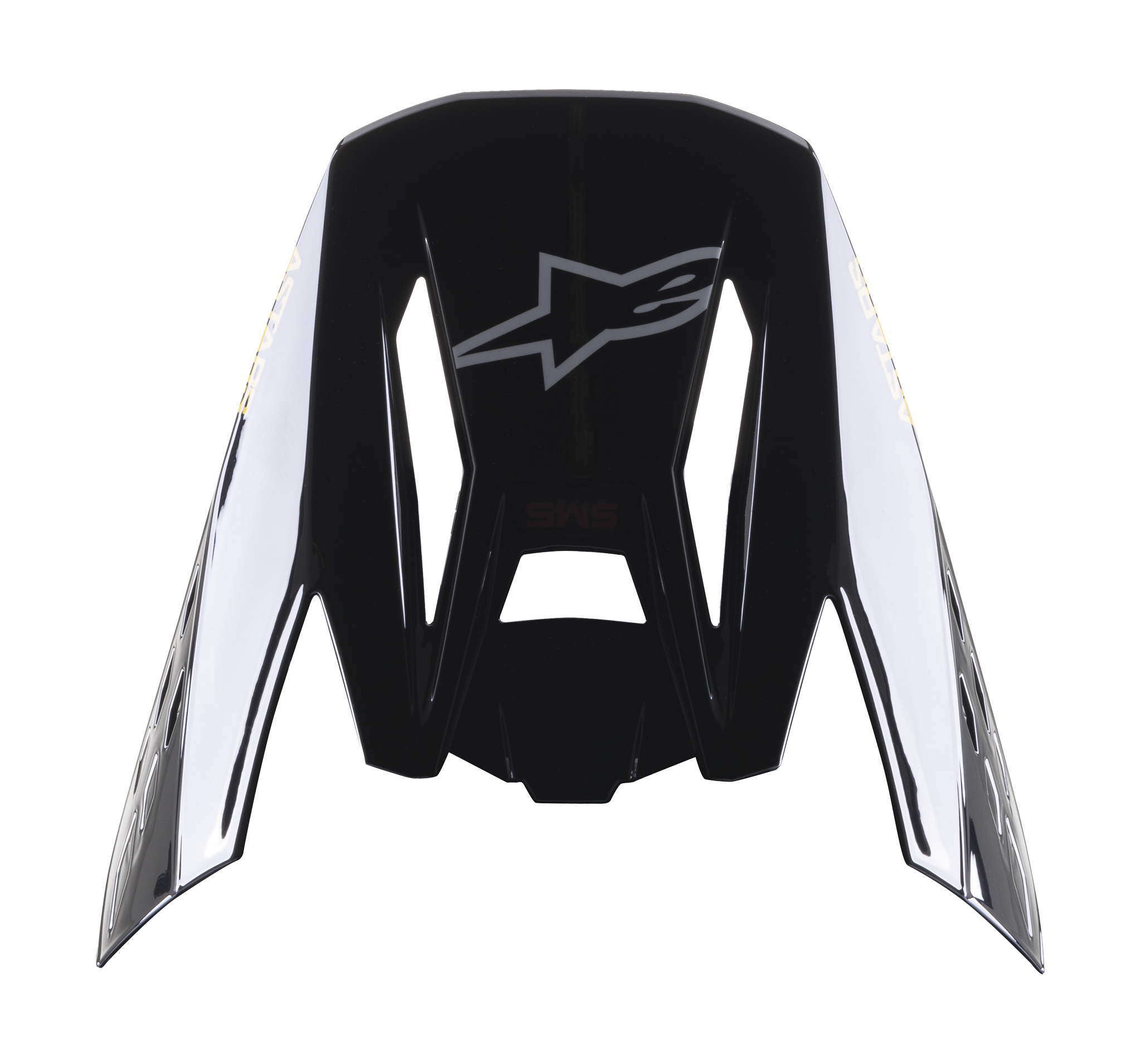 Alpinestars Helmklep S-M5 22.05 Venture - Zwart / Bordeaux / Geel / Wit