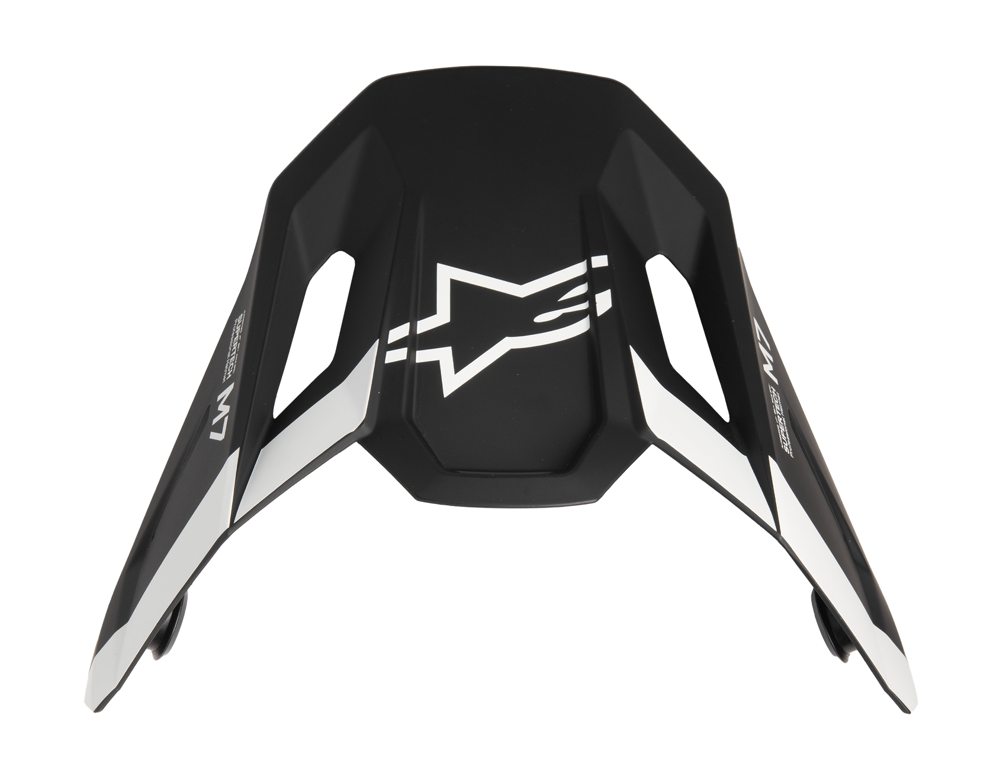 Alpinestars Helmklep S-M7 Dasher - Zwart / Wit