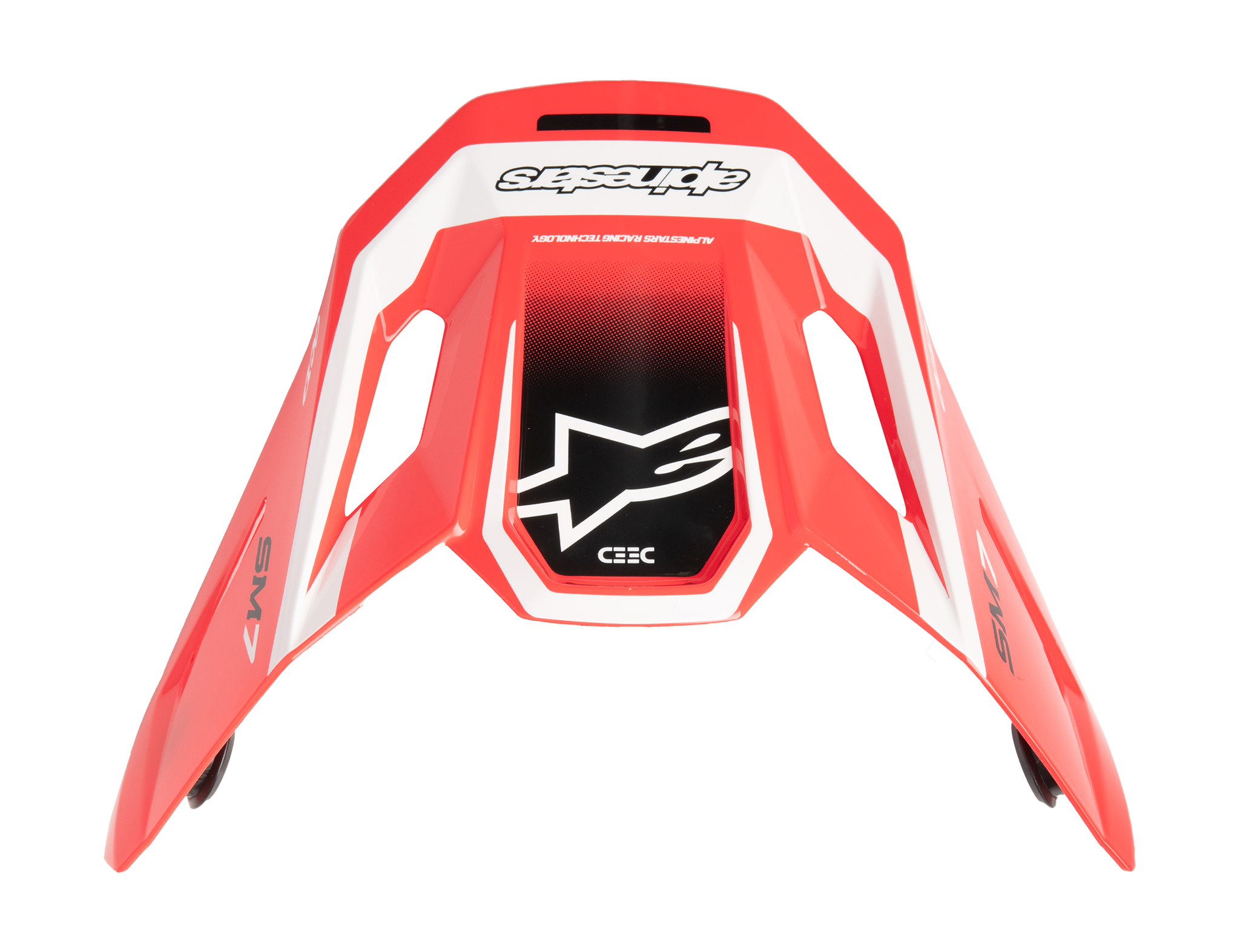 Alpinestars Helmklep S-M7 Deed - Rood / Zwart / Wit
