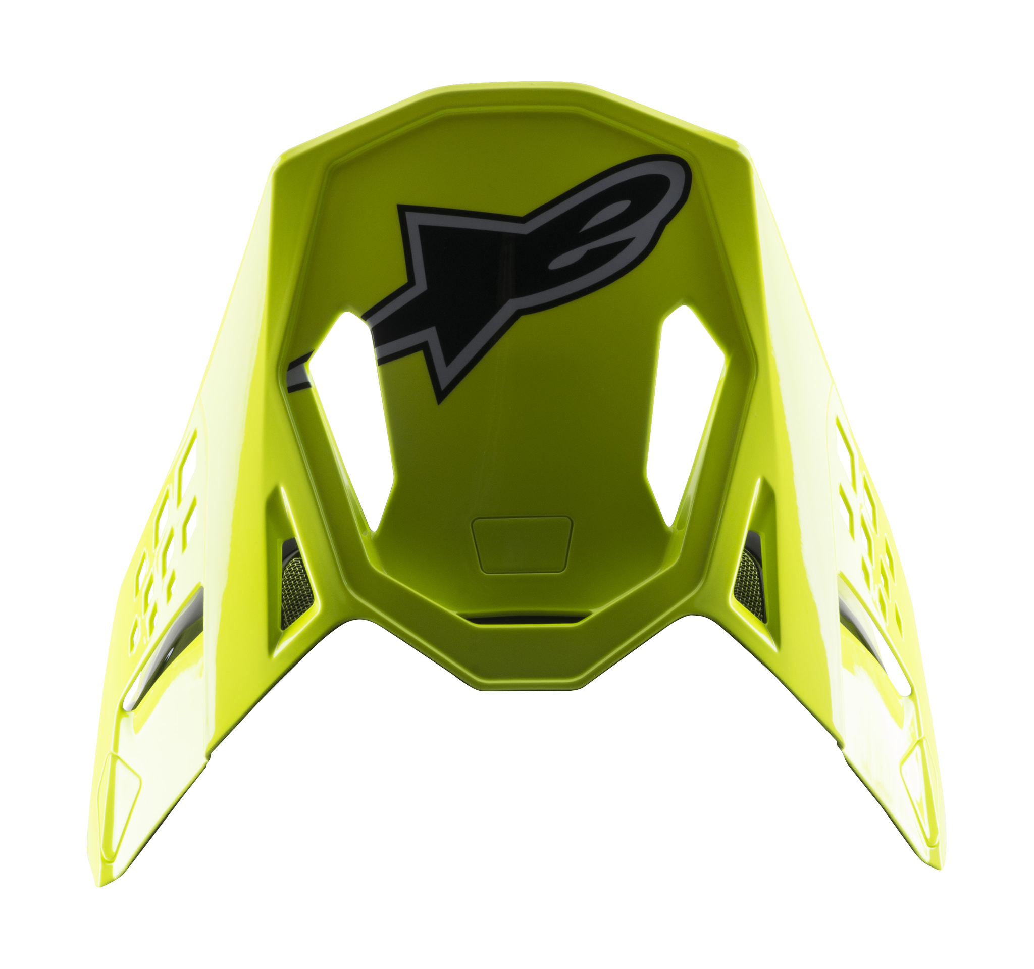 Alpinestars Helmklep S-M8 22.05 Factory - Zwart / Geel / Blauw