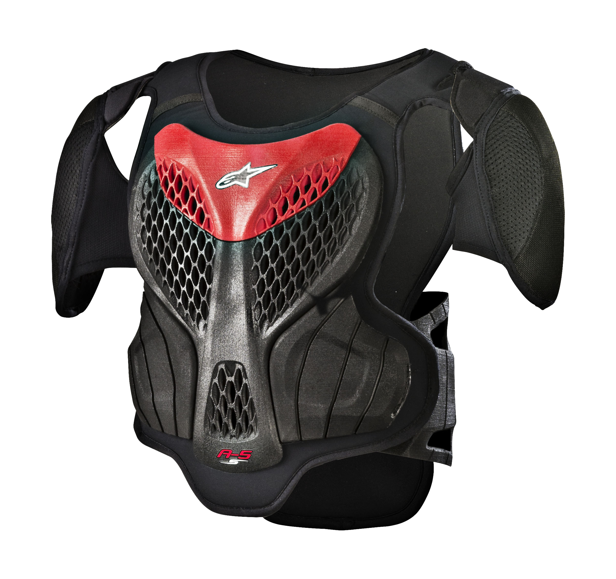 Alpinestars Kinder Bodyprotector A-5 S - Zwart / Rood