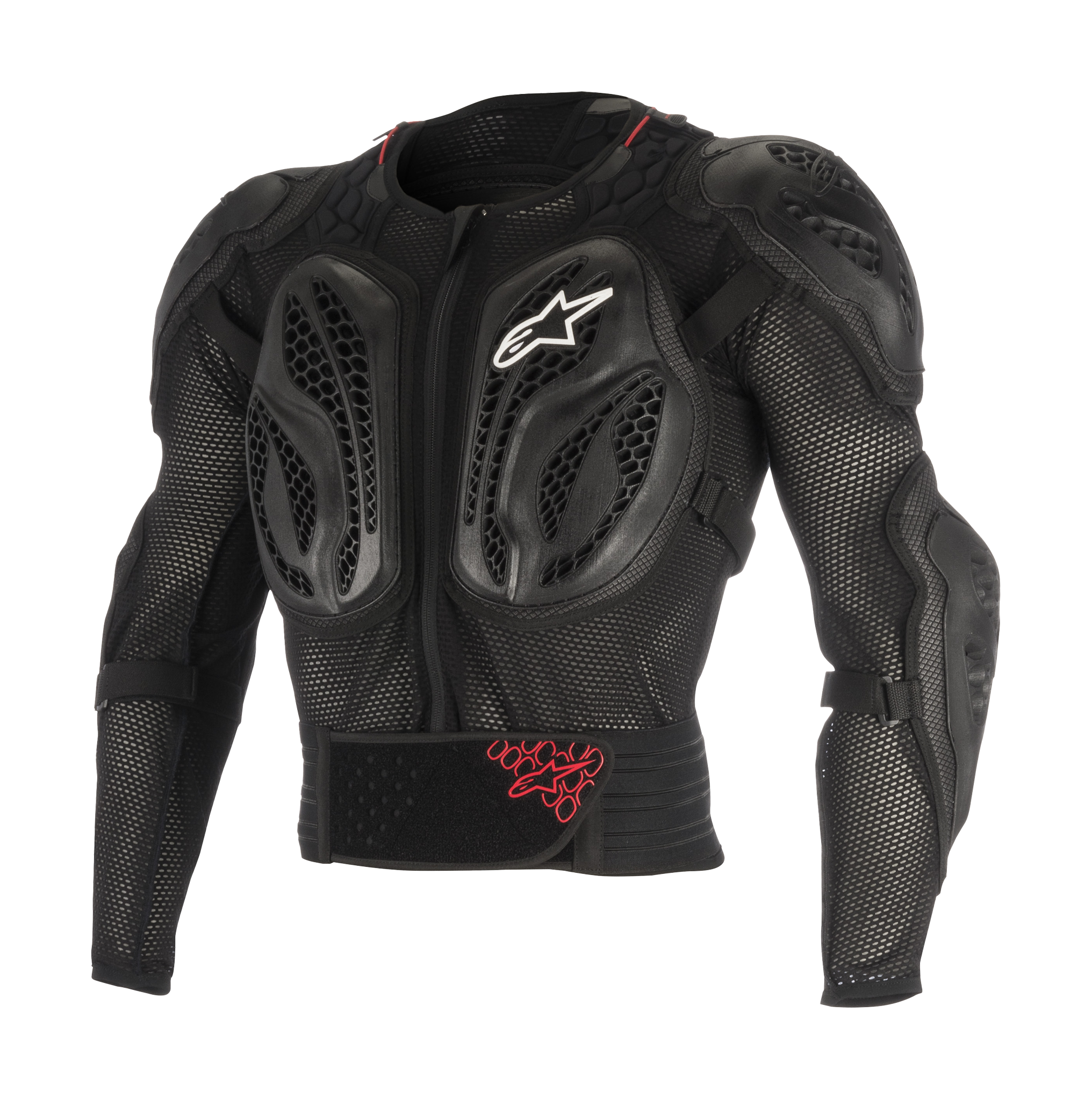 Alpinestars Kinder Bodyprotector Vest Bionic Action - Zwart / Rood